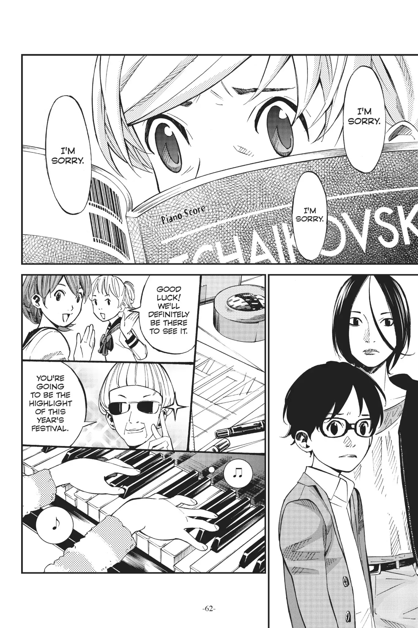 Shigatsu wa Kimi no Uso Chapter 34 page 9 - Chapter 34: Those Who Gaze into the Abyss