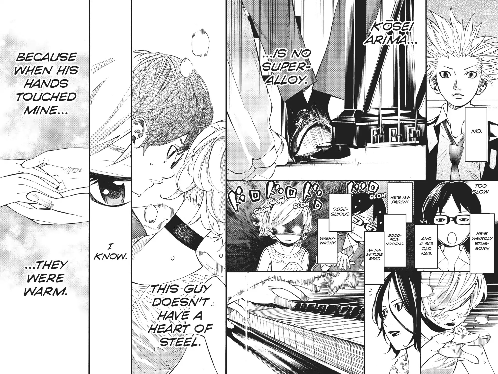 Shigatsu wa Kimi no Uso Chapter 35 page 10 - Chapter 35: Hearts Intertwinning