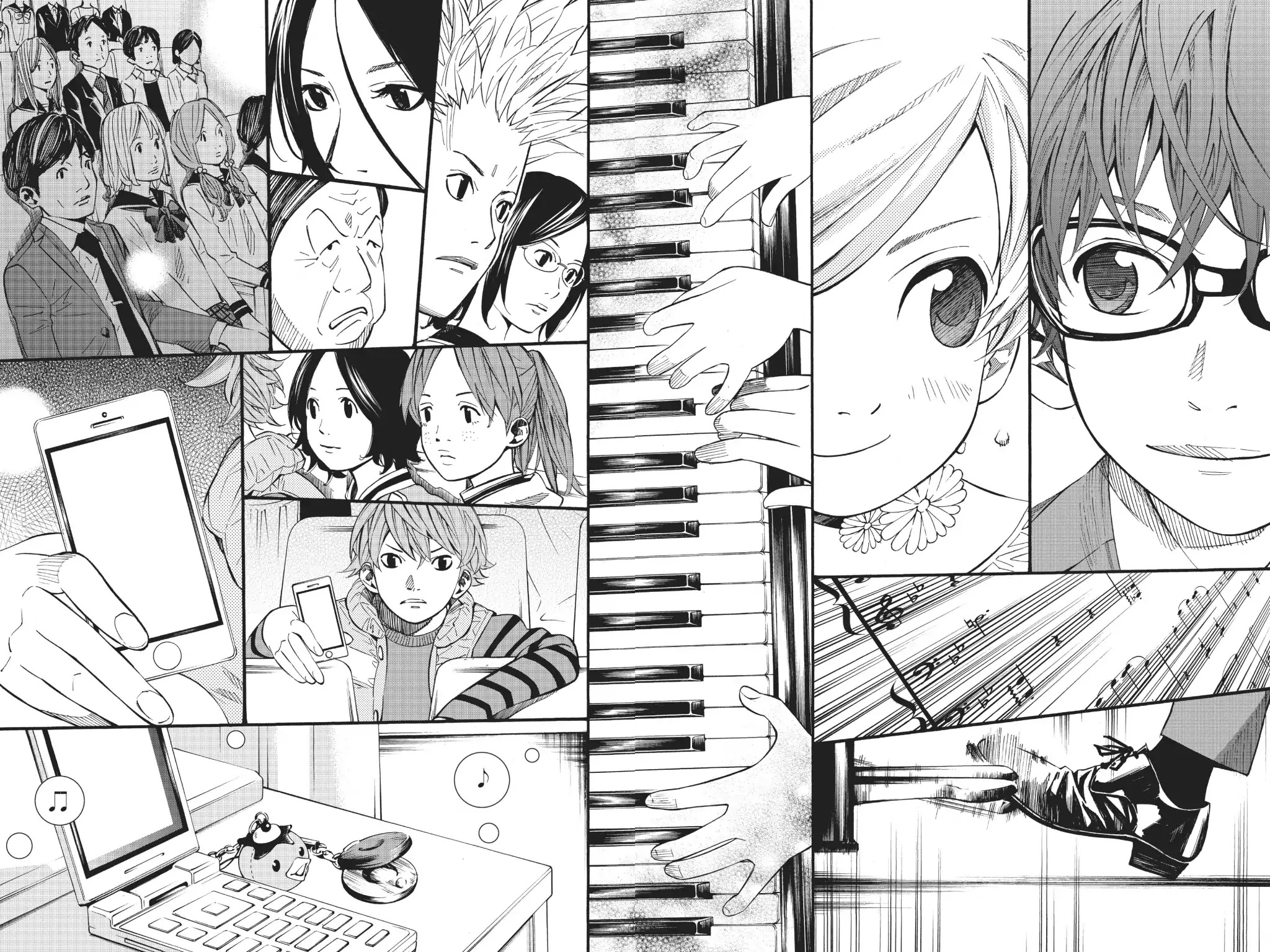 Shigatsu wa Kimi no Uso Chapter 35 page 13 - Chapter 35: Hearts Intertwinning
