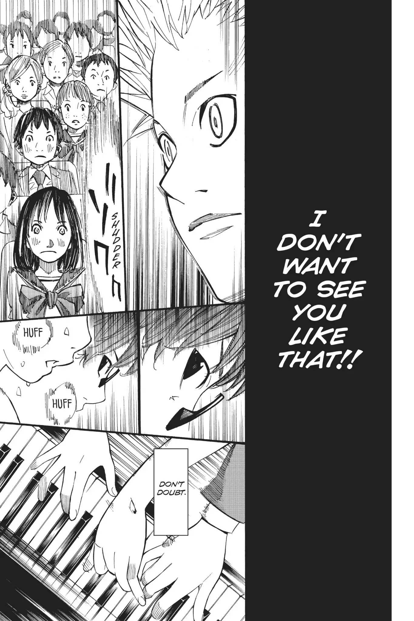 Shigatsu wa Kimi no Uso Chapter 35 page 17 - Chapter 35: Hearts Intertwinning