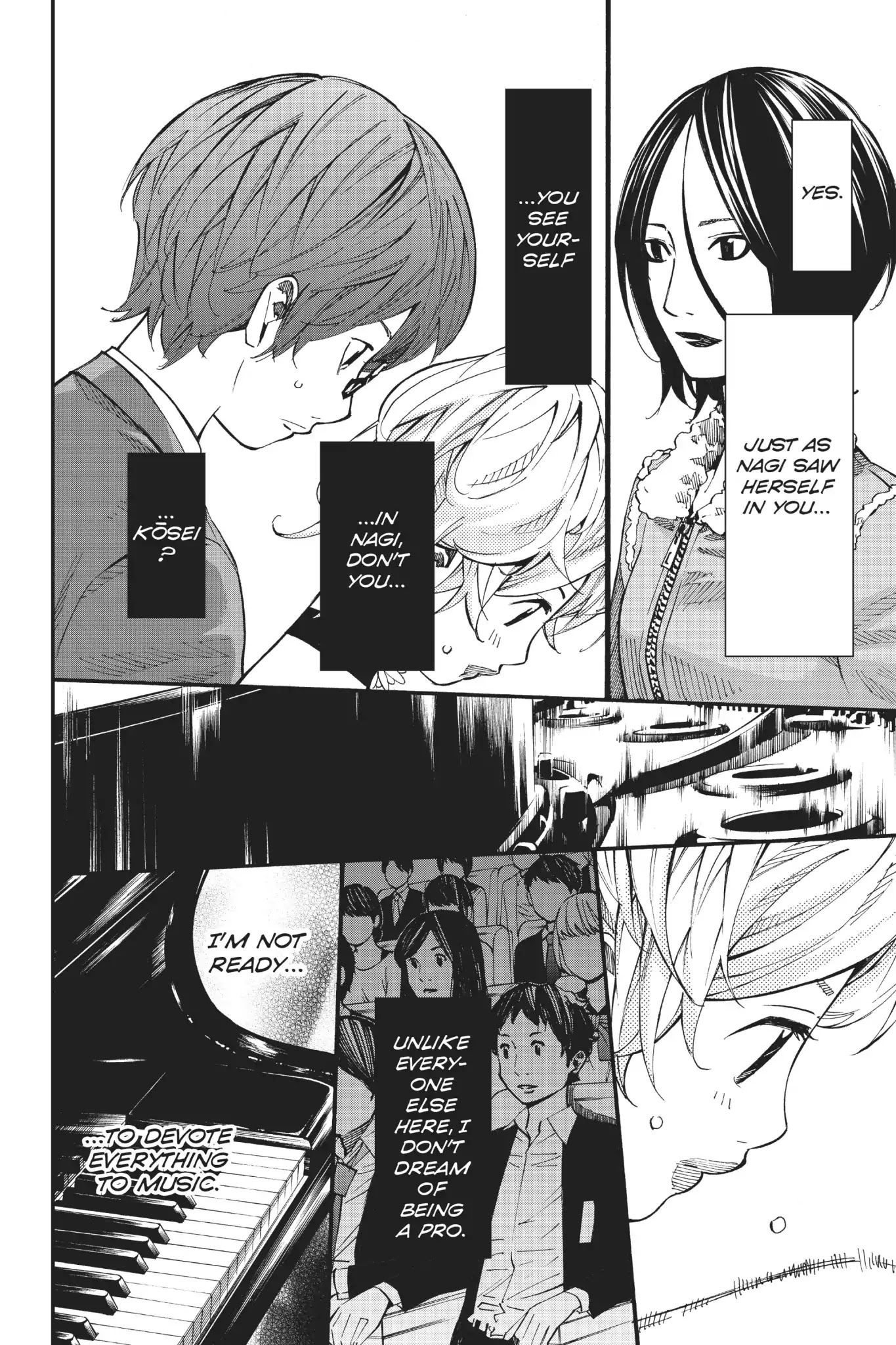 Shigatsu wa Kimi no Uso Chapter 35 page 22 - Chapter 35: Hearts Intertwinning