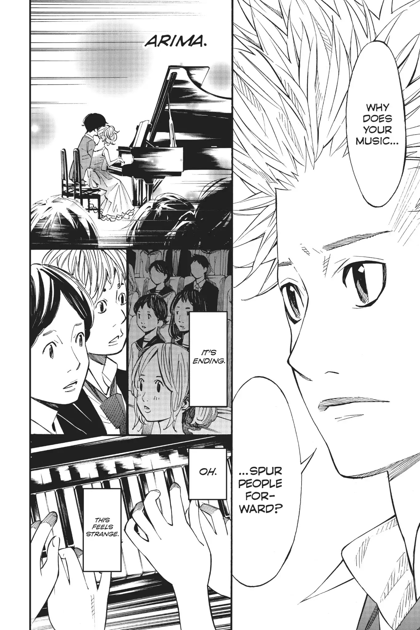 Shigatsu wa Kimi no Uso Chapter 35 page 26 - Chapter 35: Hearts Intertwinning