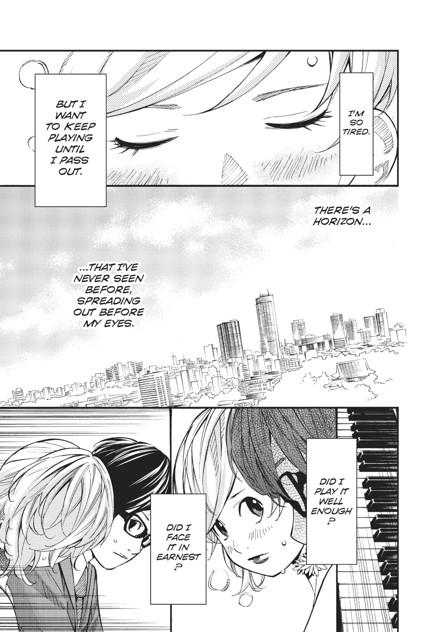 Shigatsu wa Kimi no Uso Chapter 35 page 27 - Chapter 35: Hearts Intertwinning