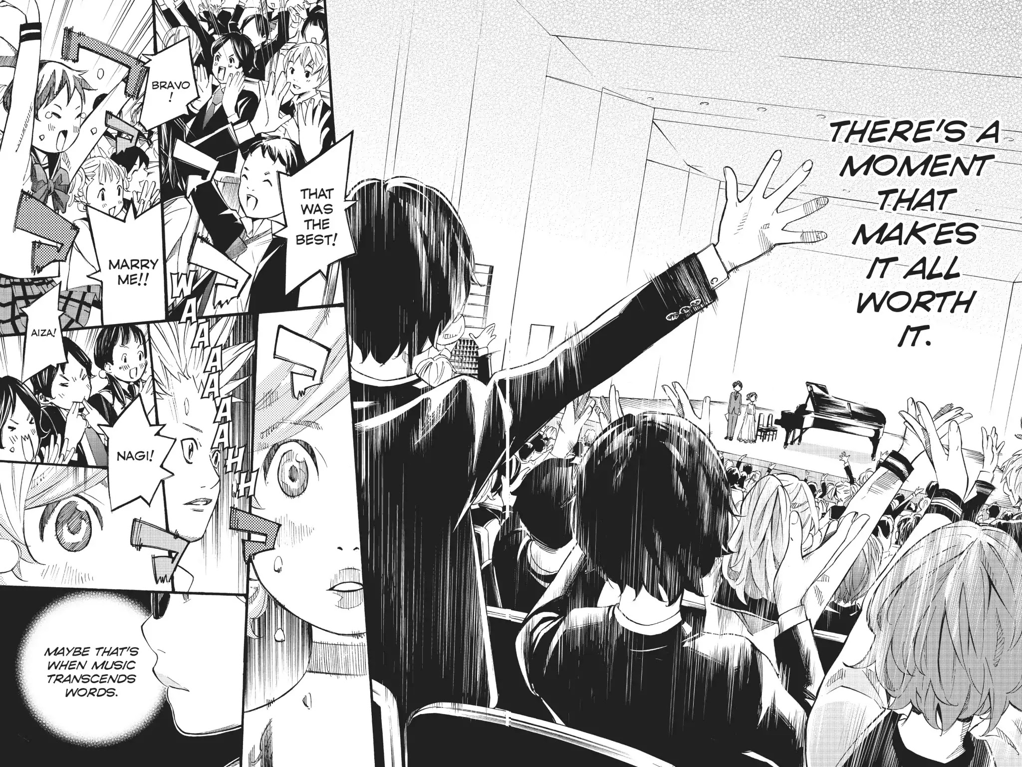Shigatsu wa Kimi no Uso Chapter 35 page 34 - Chapter 35: Hearts Intertwinning