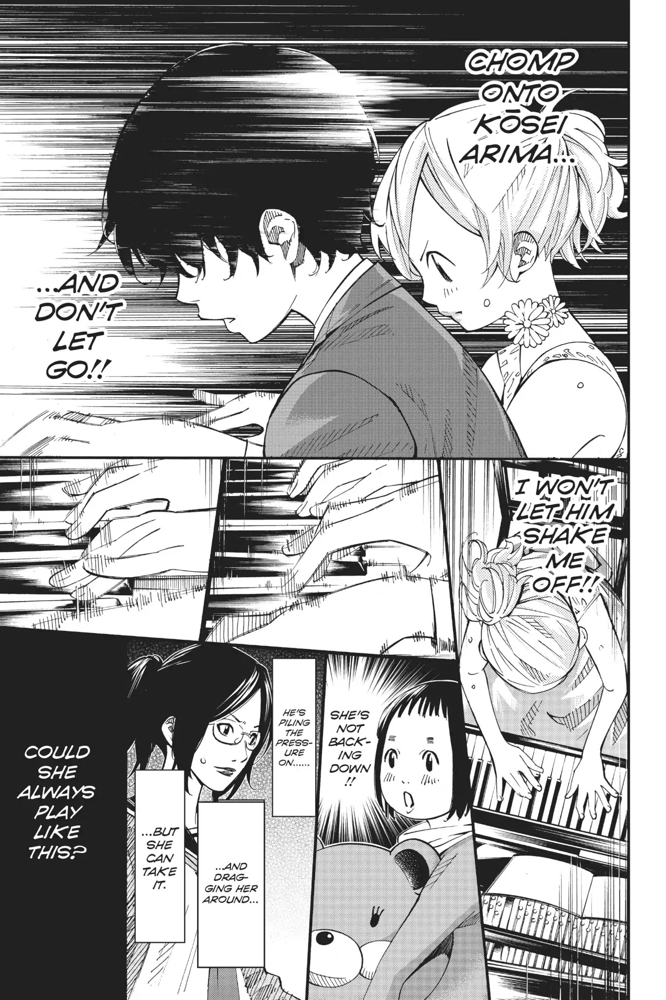 Shigatsu wa Kimi no Uso Chapter 35 page 7 - Chapter 35: Hearts Intertwinning
