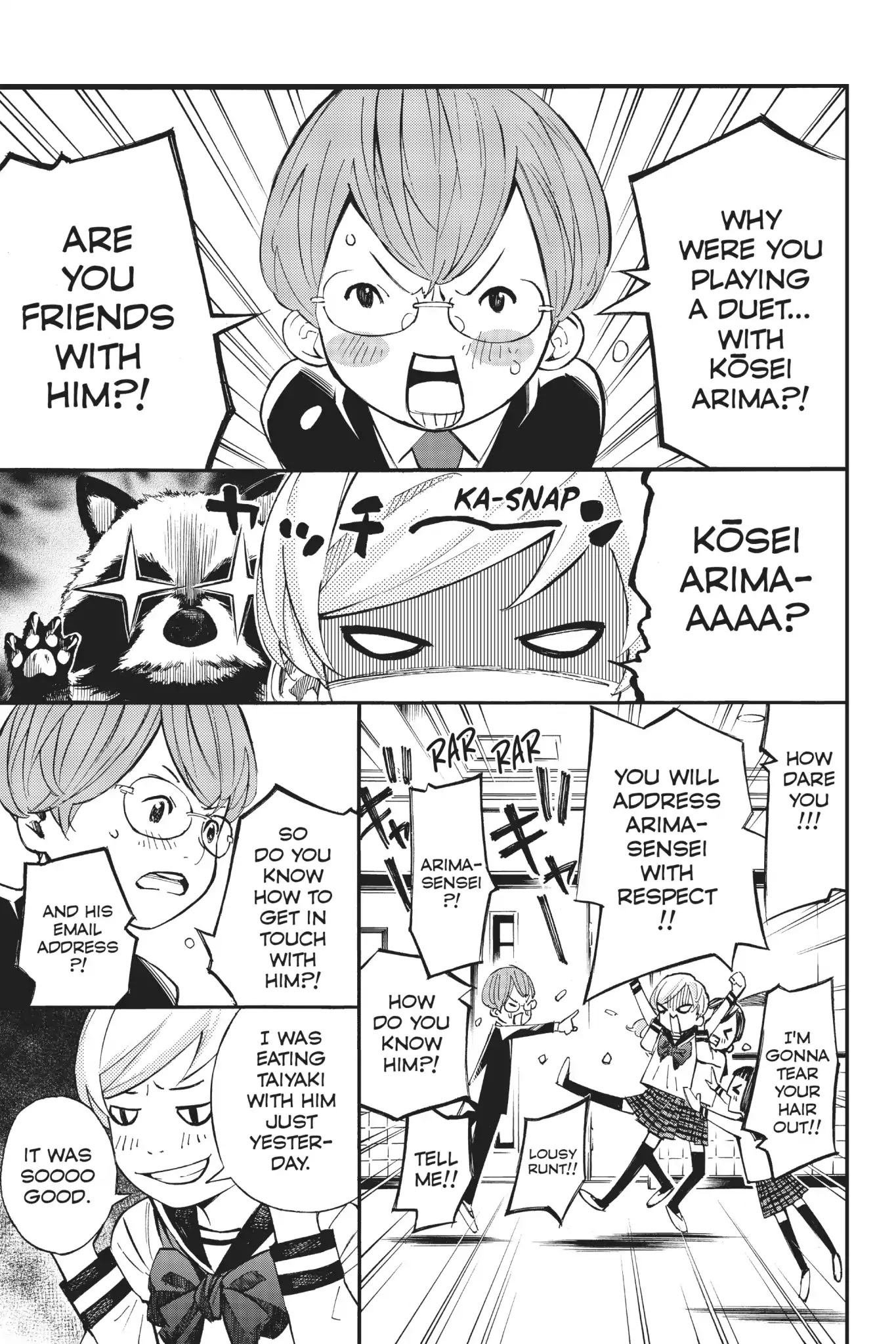 Shigatsu wa Kimi no Uso Chapter 36 page 24 - Chapter 36: Punch
