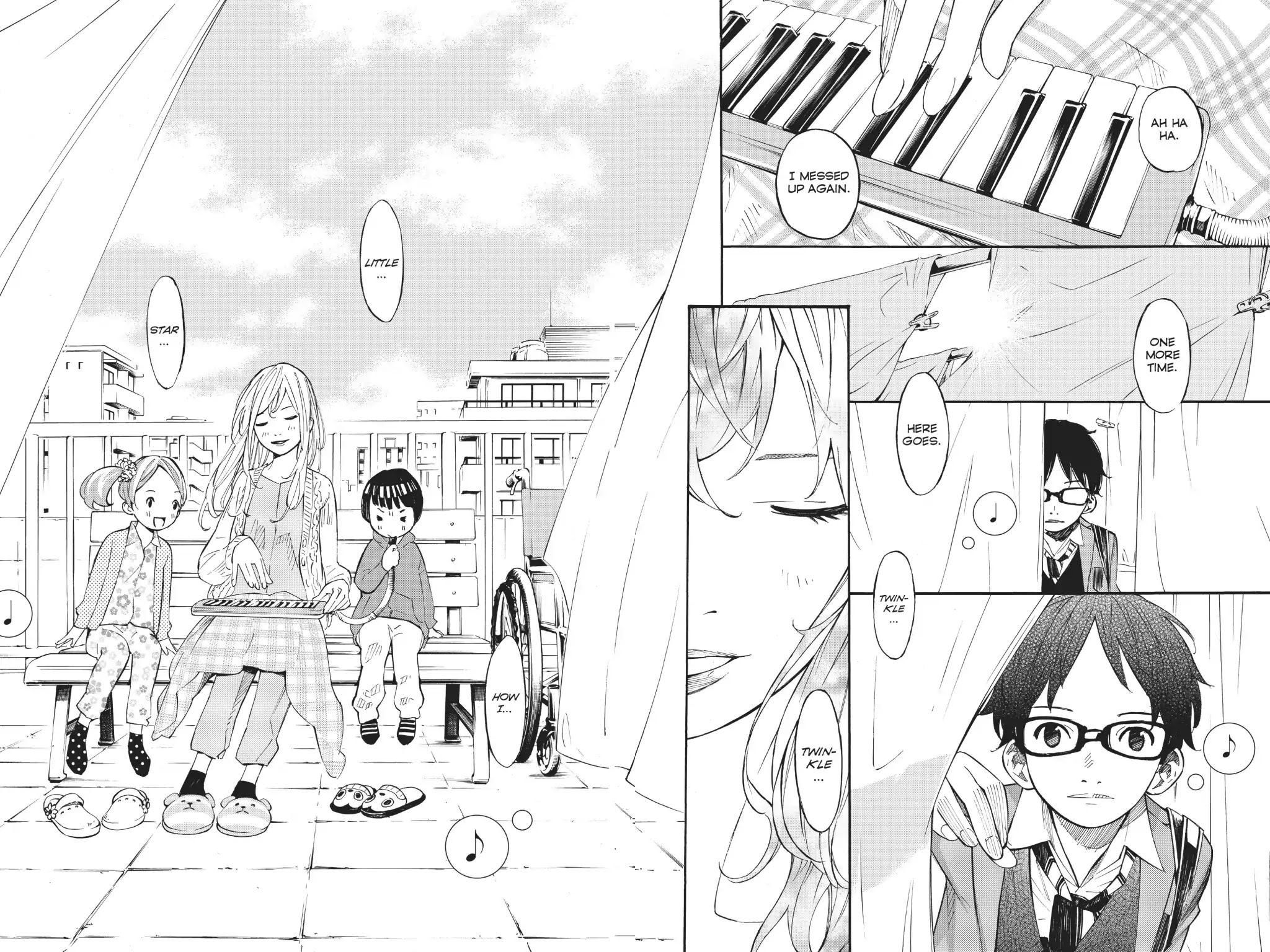 Shigatsu wa Kimi no Uso Chapter 36 page 27 - Chapter 36: Punch