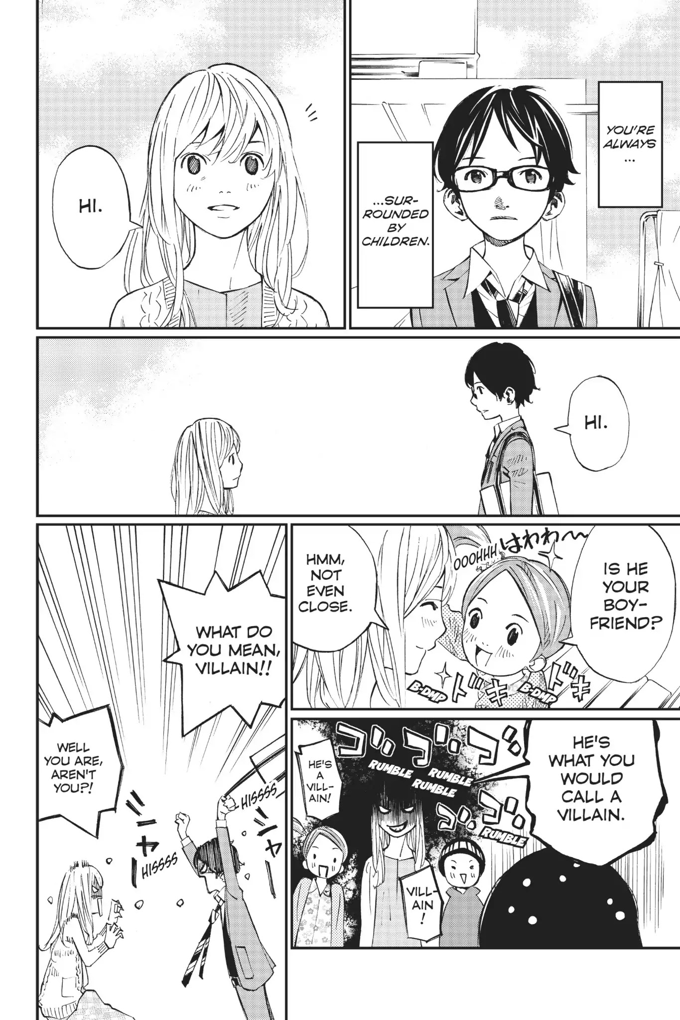 Shigatsu wa Kimi no Uso Chapter 36 page 28 - Chapter 36: Punch