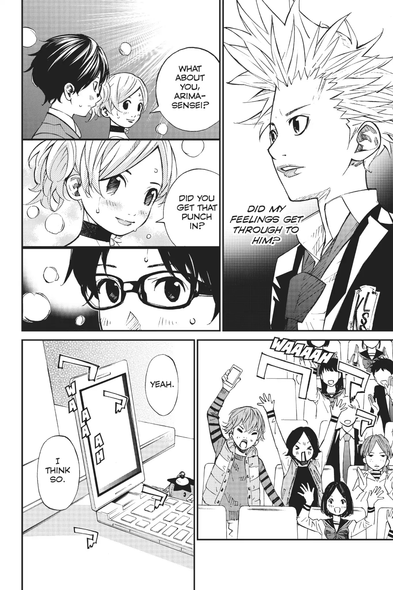 Shigatsu wa Kimi no Uso Chapter 36 page 3 - Chapter 36: Punch