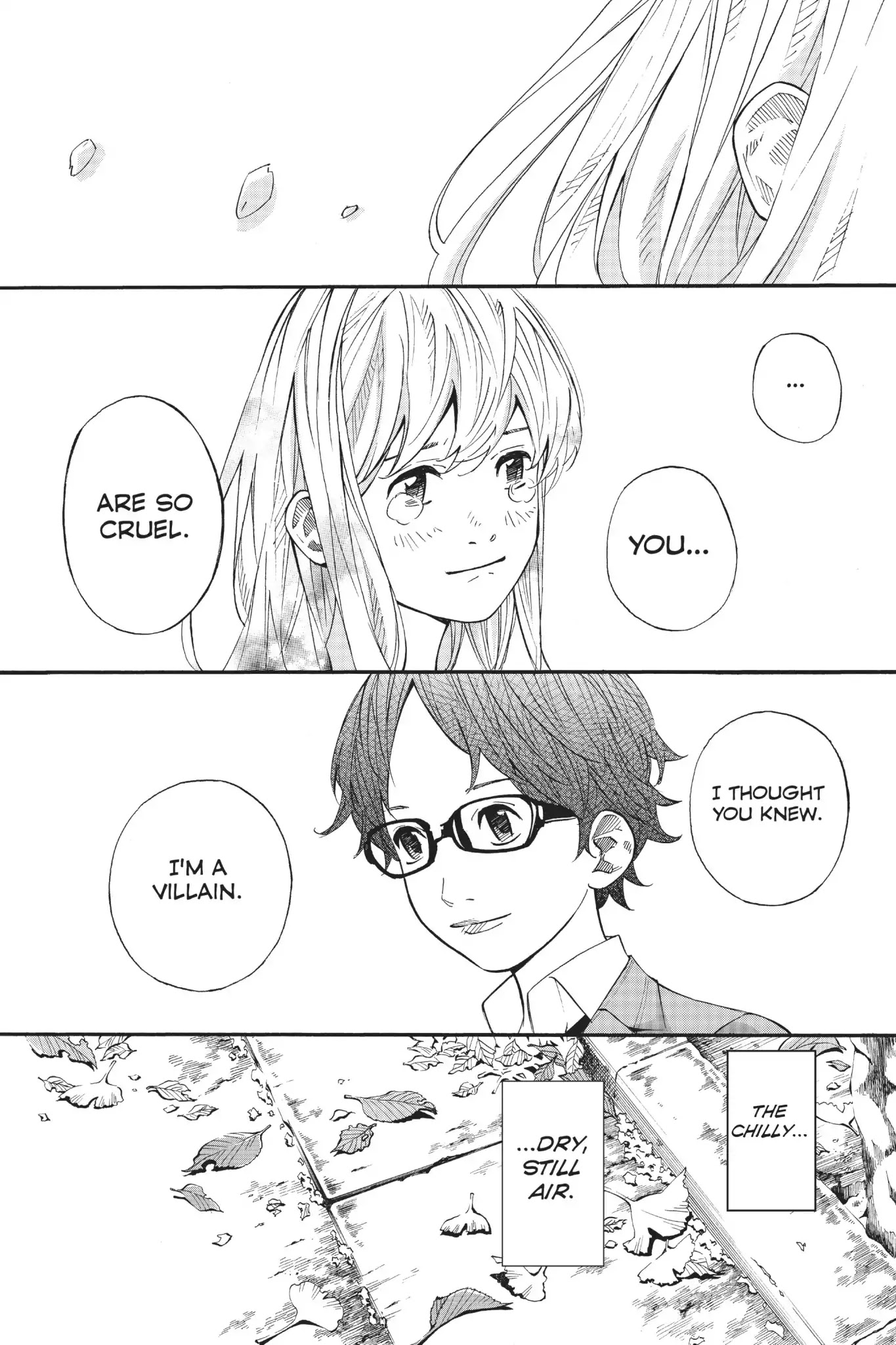Shigatsu wa Kimi no Uso Chapter 36 page 35 - Chapter 36: Punch