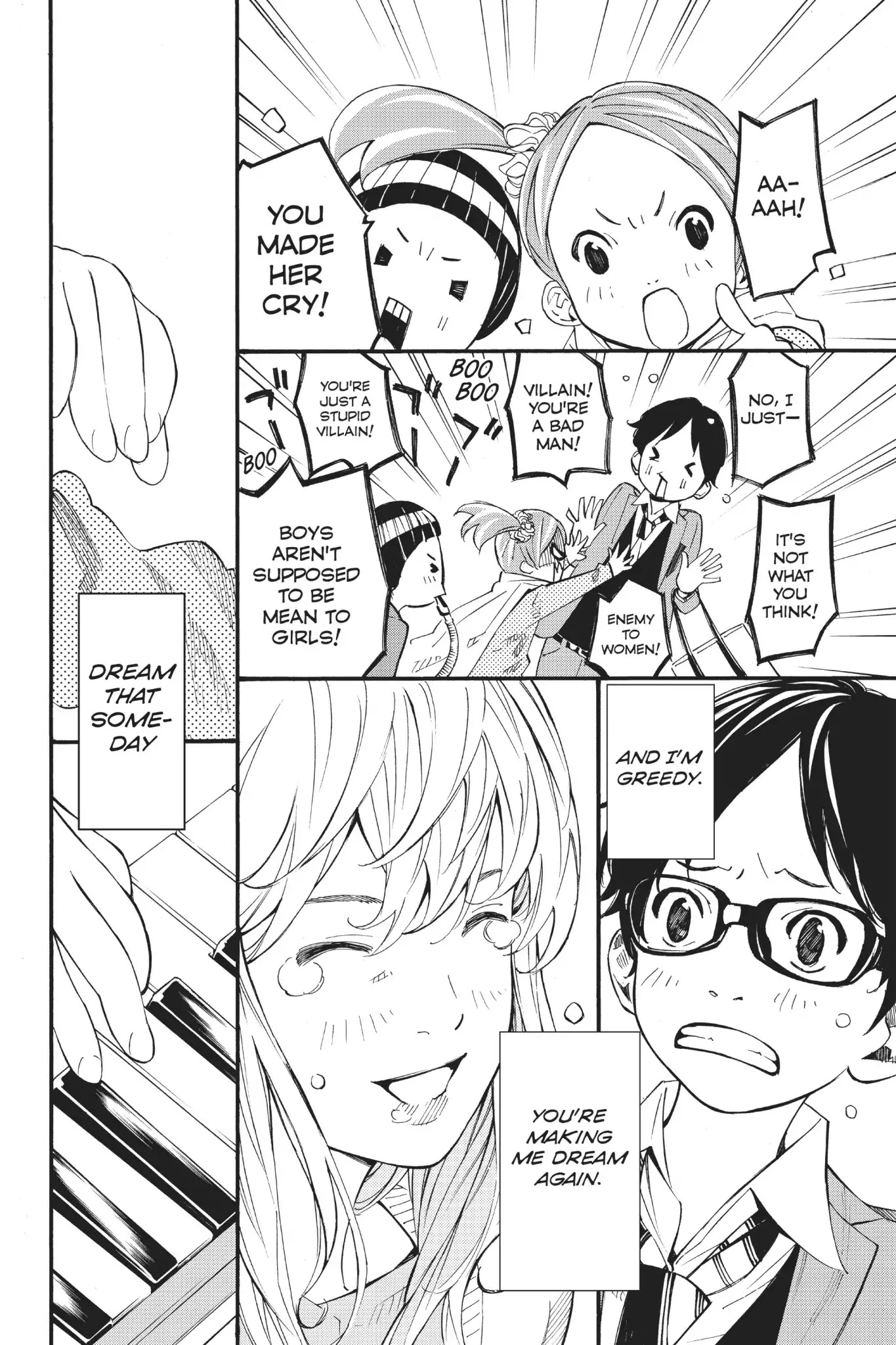 Shigatsu wa Kimi no Uso Chapter 36 page 37 - Chapter 36: Punch