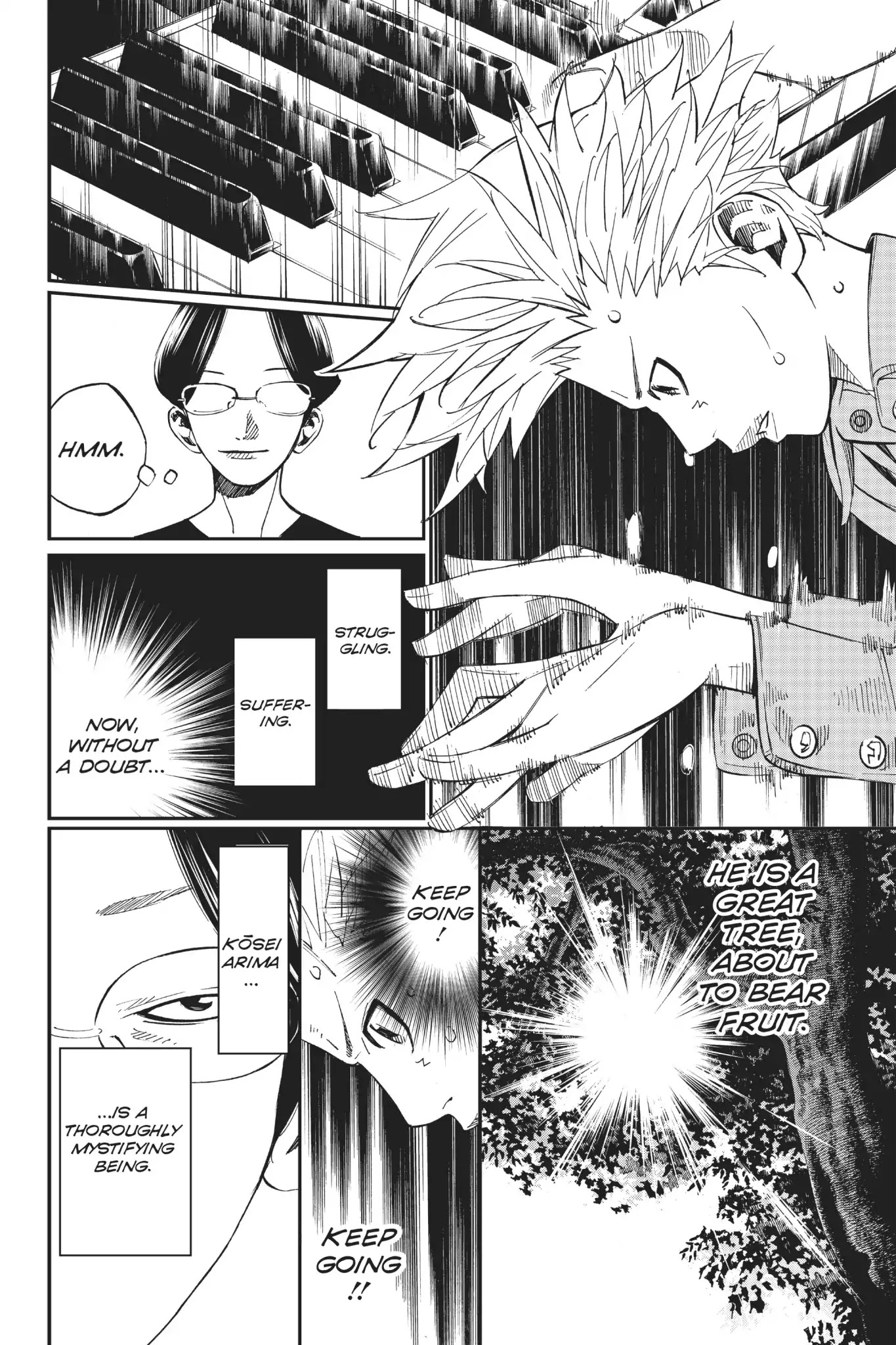 Shigatsu wa Kimi no Uso Chapter 36 page 39 - Chapter 36: Punch