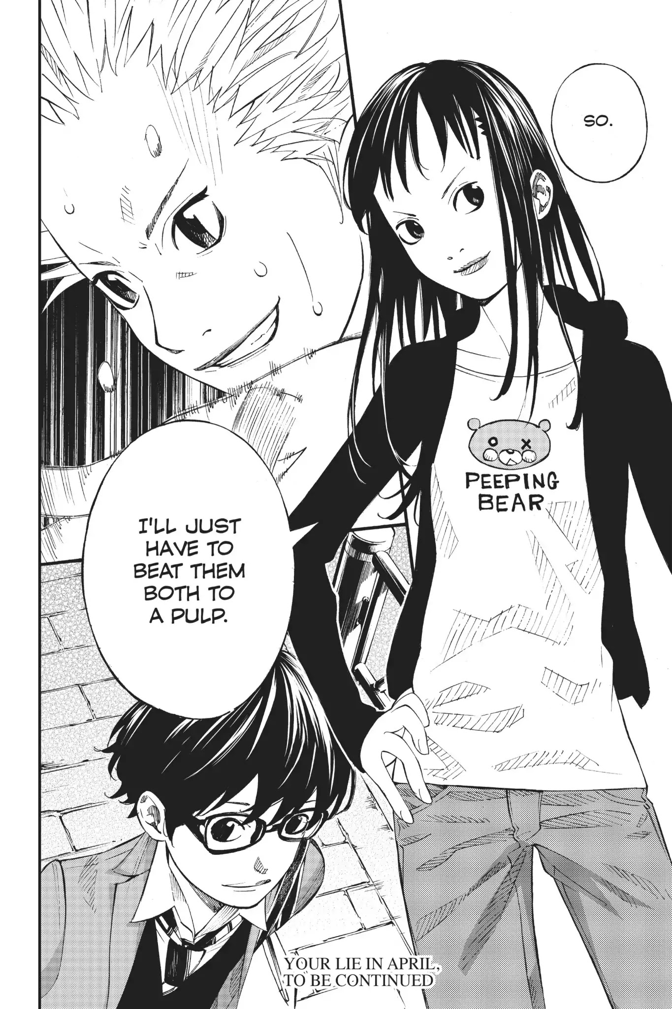 Shigatsu wa Kimi no Uso Chapter 36 page 41 - Chapter 36: Punch