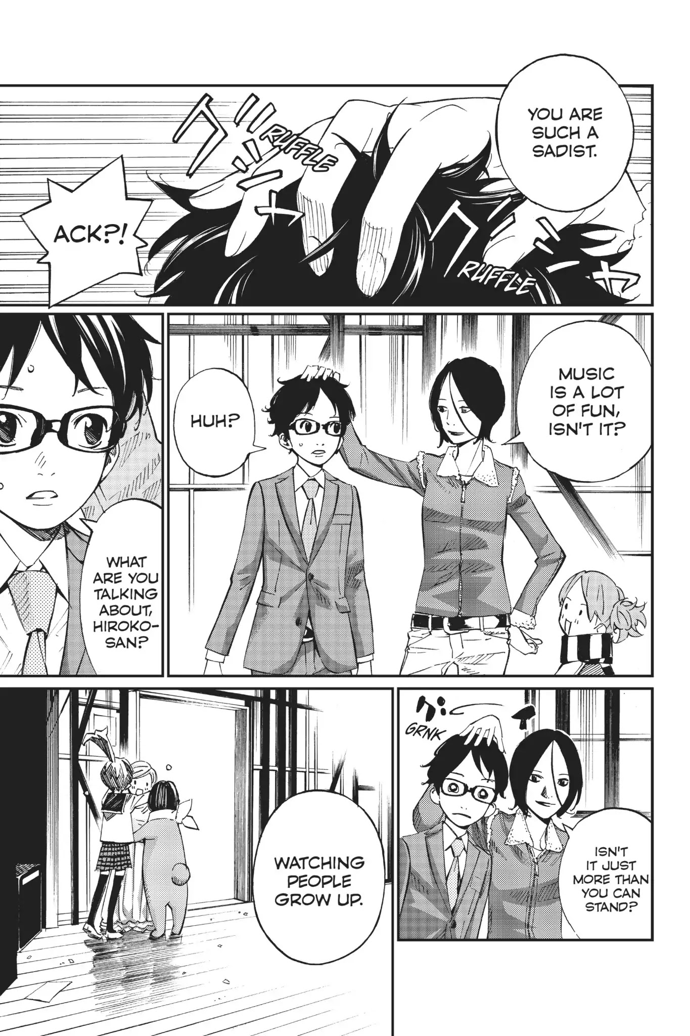 Shigatsu wa Kimi no Uso Chapter 36 page 8 - Chapter 36: Punch