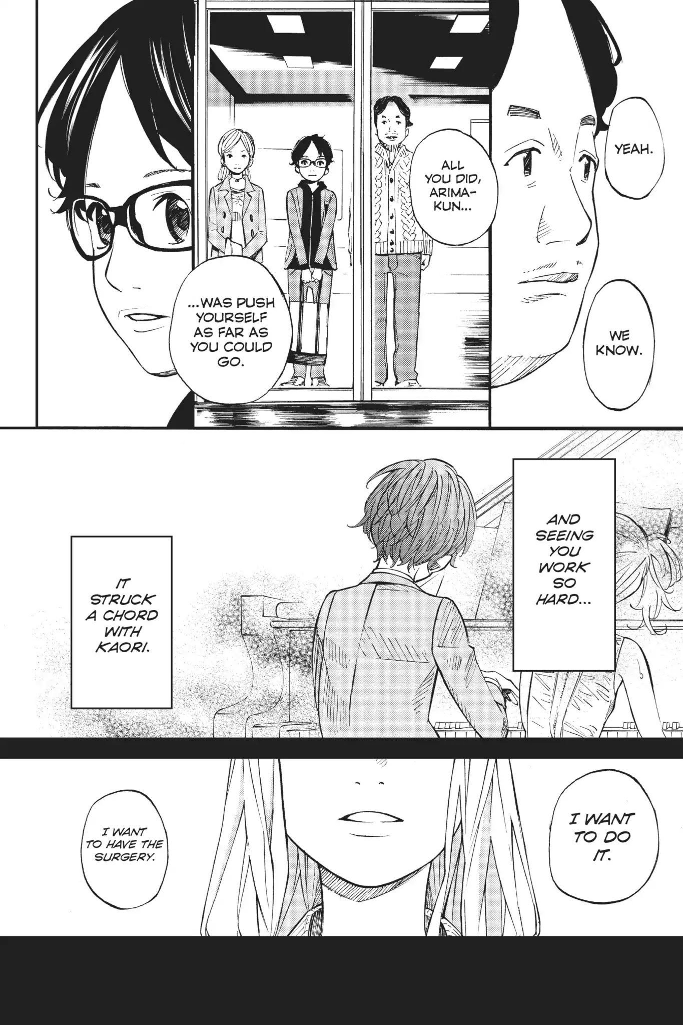Shigatsu wa Kimi no Uso Chapter 37 page 21 - Chapter 37: A Promise