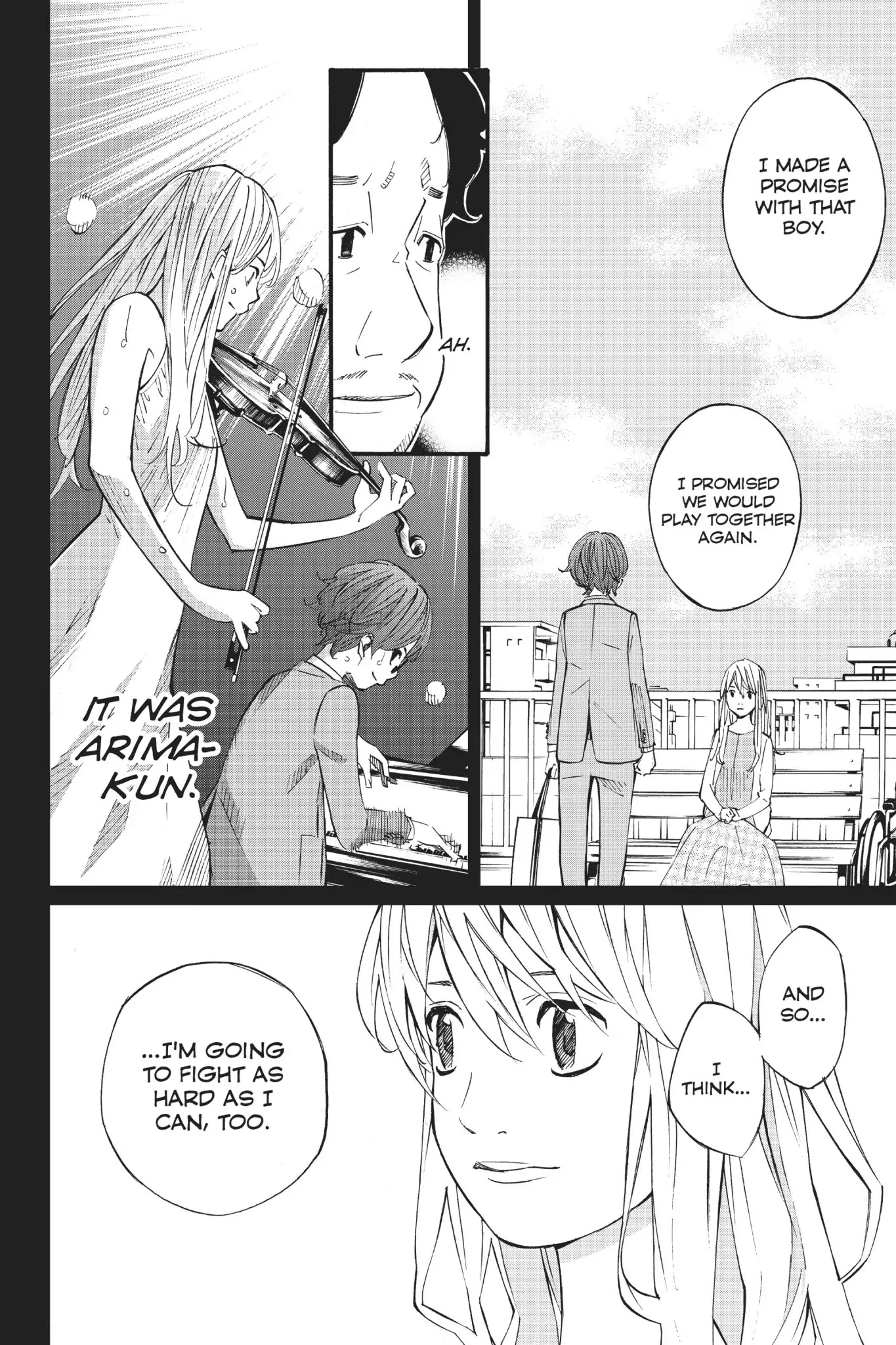 Shigatsu wa Kimi no Uso Chapter 37 page 23 - Chapter 37: A Promise