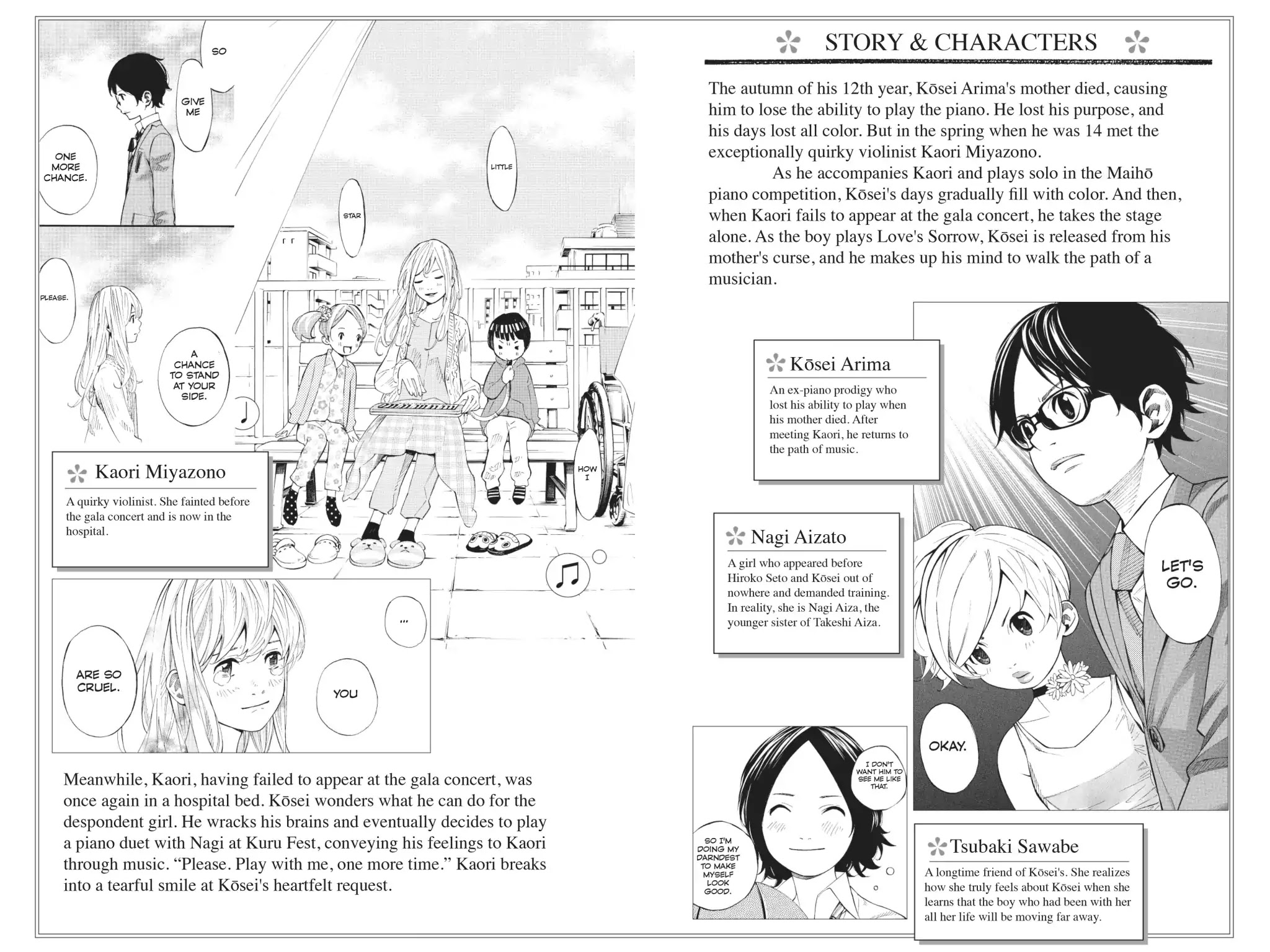 Shigatsu wa Kimi no Uso Chapter 37 page 3 - Chapter 37: A Promise