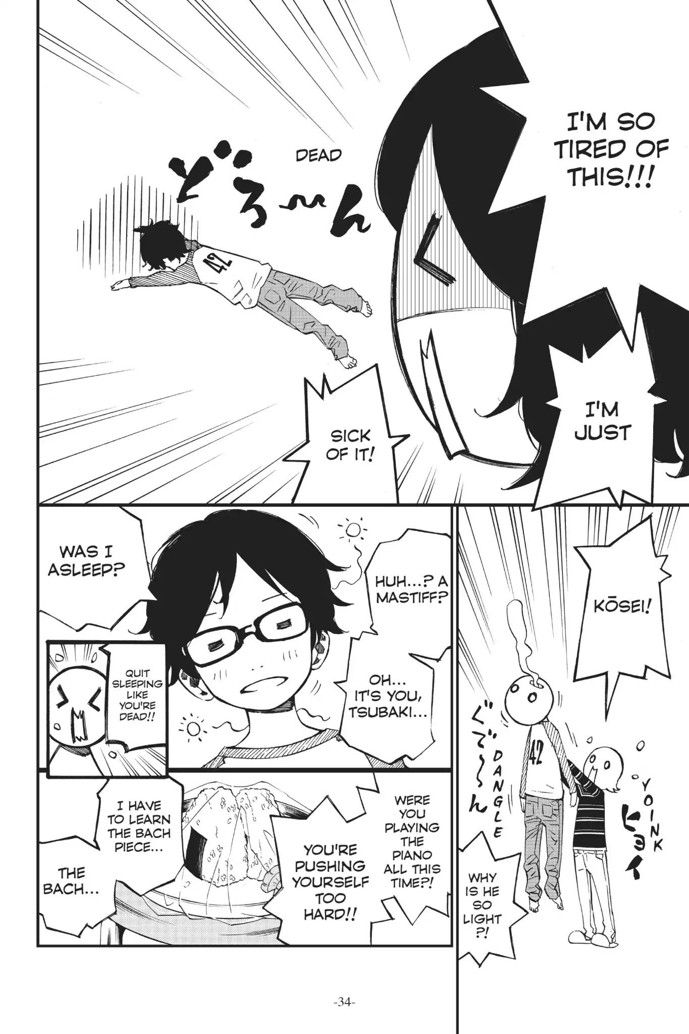 Shigatsu wa Kimi no Uso Chapter 37 page 33 - Chapter 37: A Promise