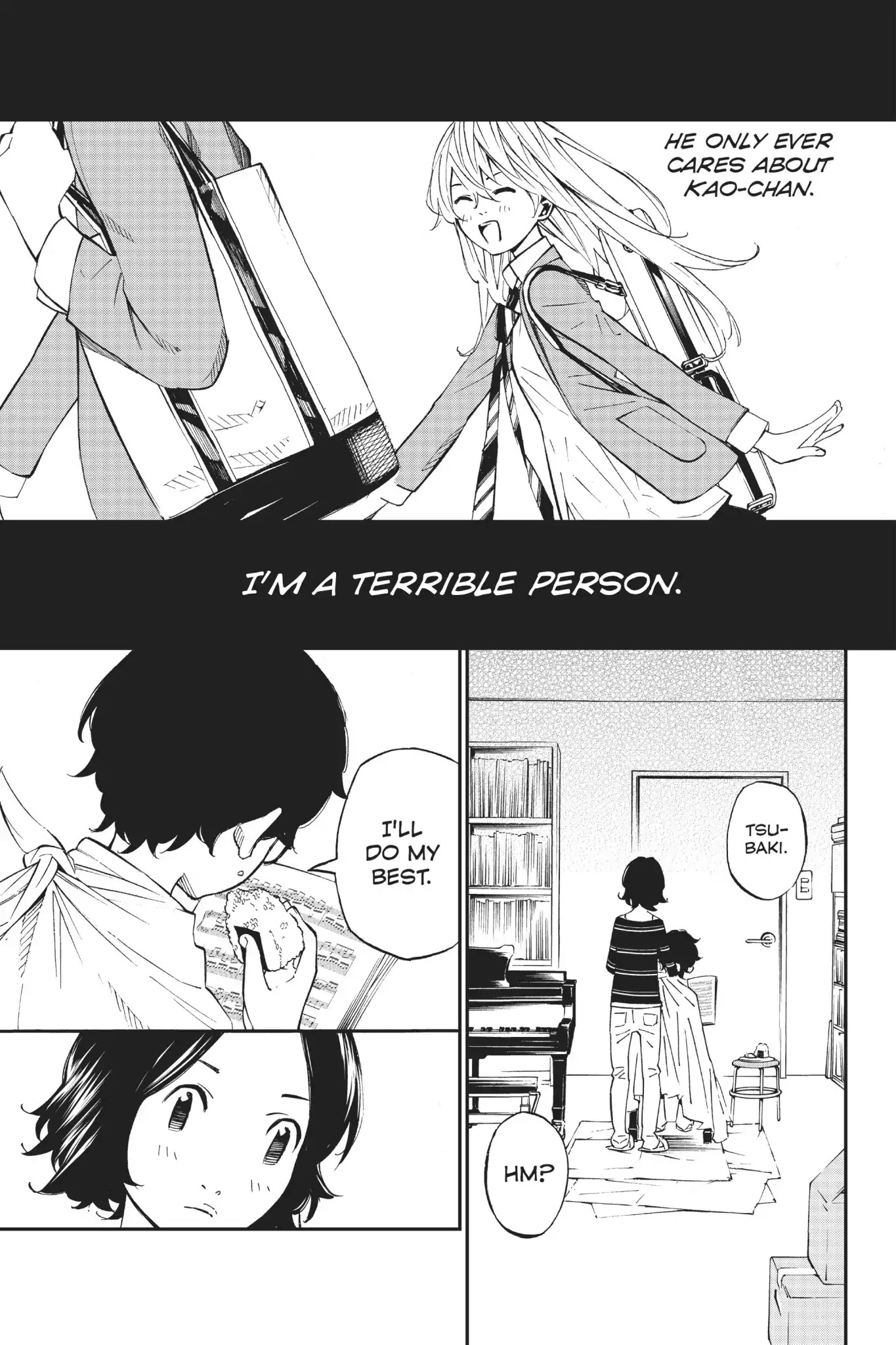 Shigatsu wa Kimi no Uso Chapter 37 page 38 - Chapter 37: A Promise