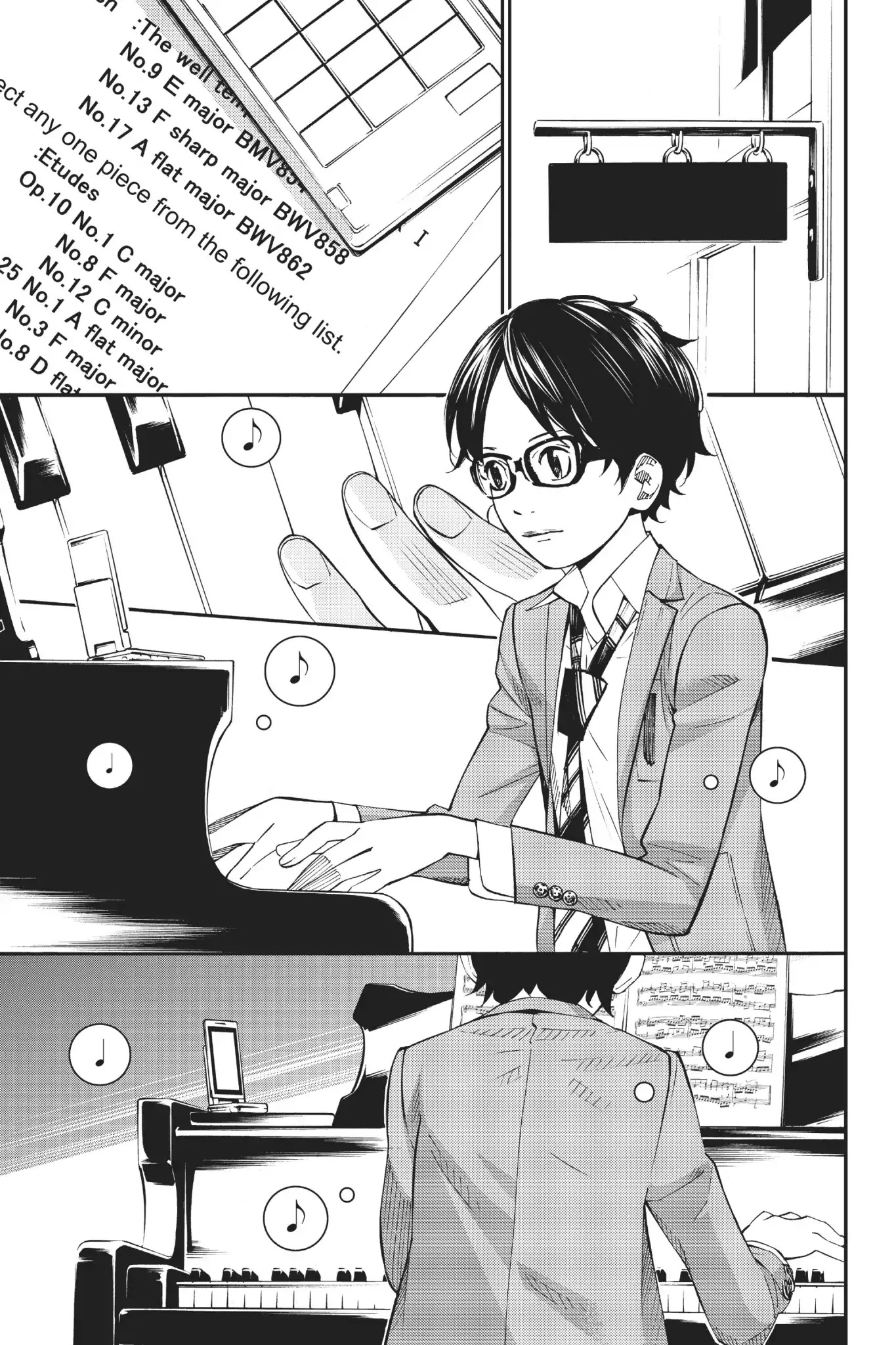 Shigatsu wa Kimi no Uso Chapter 37 page 8 - Chapter 37: A Promise