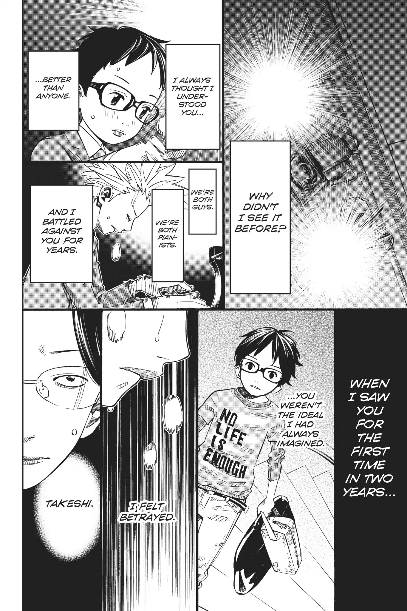Shigatsu wa Kimi no Uso Chapter 38 page 13 - Chapter 38: Goodbye, Hero