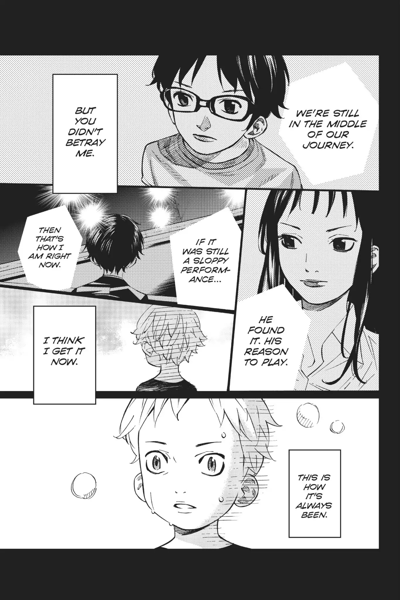 Shigatsu wa Kimi no Uso Chapter 38 page 14 - Chapter 38: Goodbye, Hero