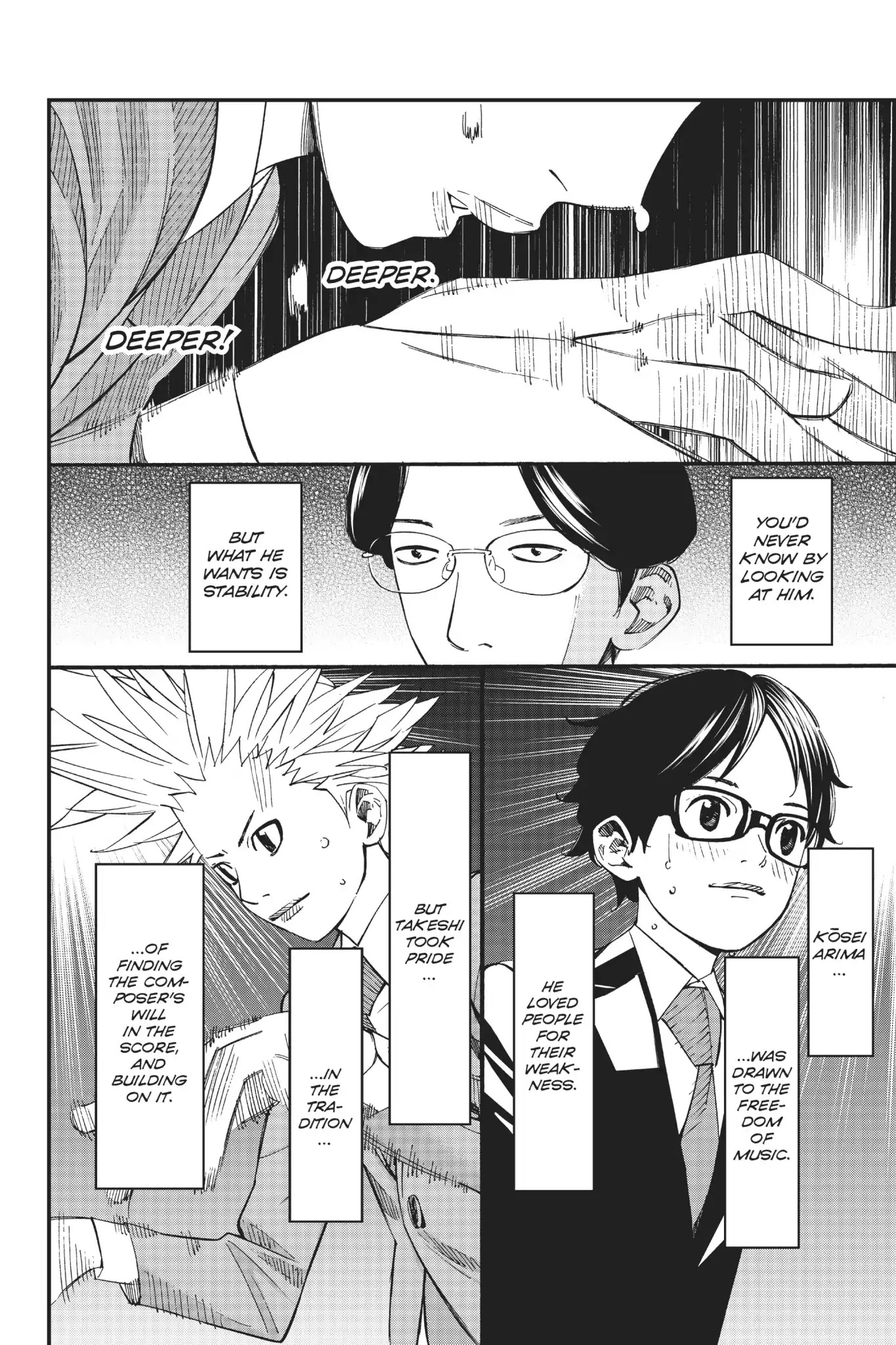 Shigatsu wa Kimi no Uso Chapter 38 page 18 - Chapter 38: Goodbye, Hero