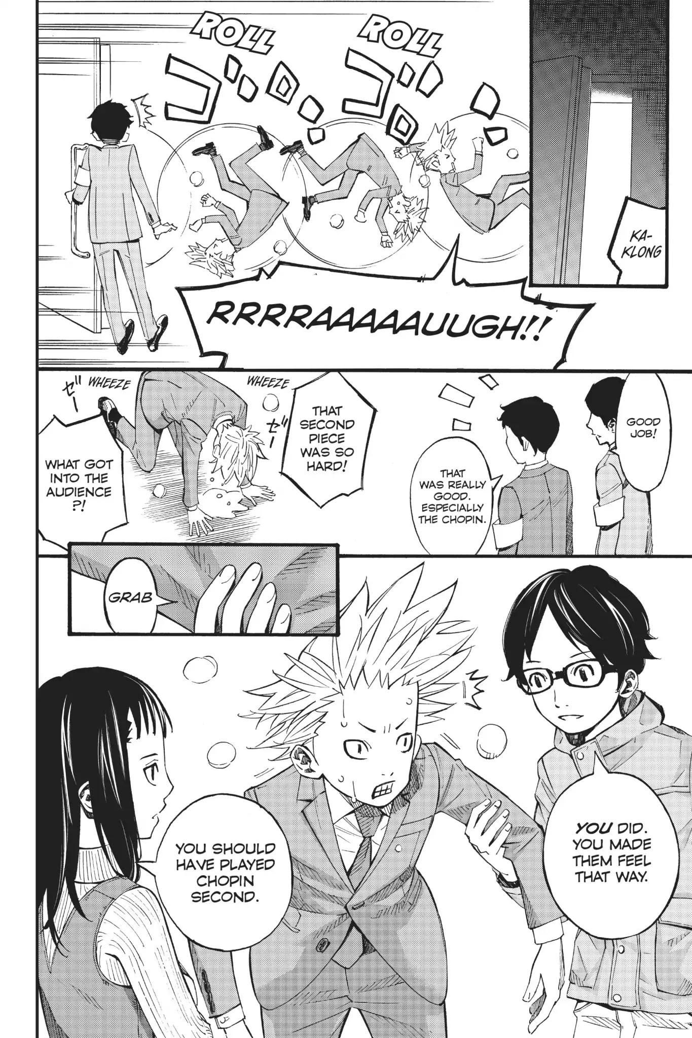 Shigatsu wa Kimi no Uso Chapter 38 page 33 - Chapter 38: Goodbye, Hero