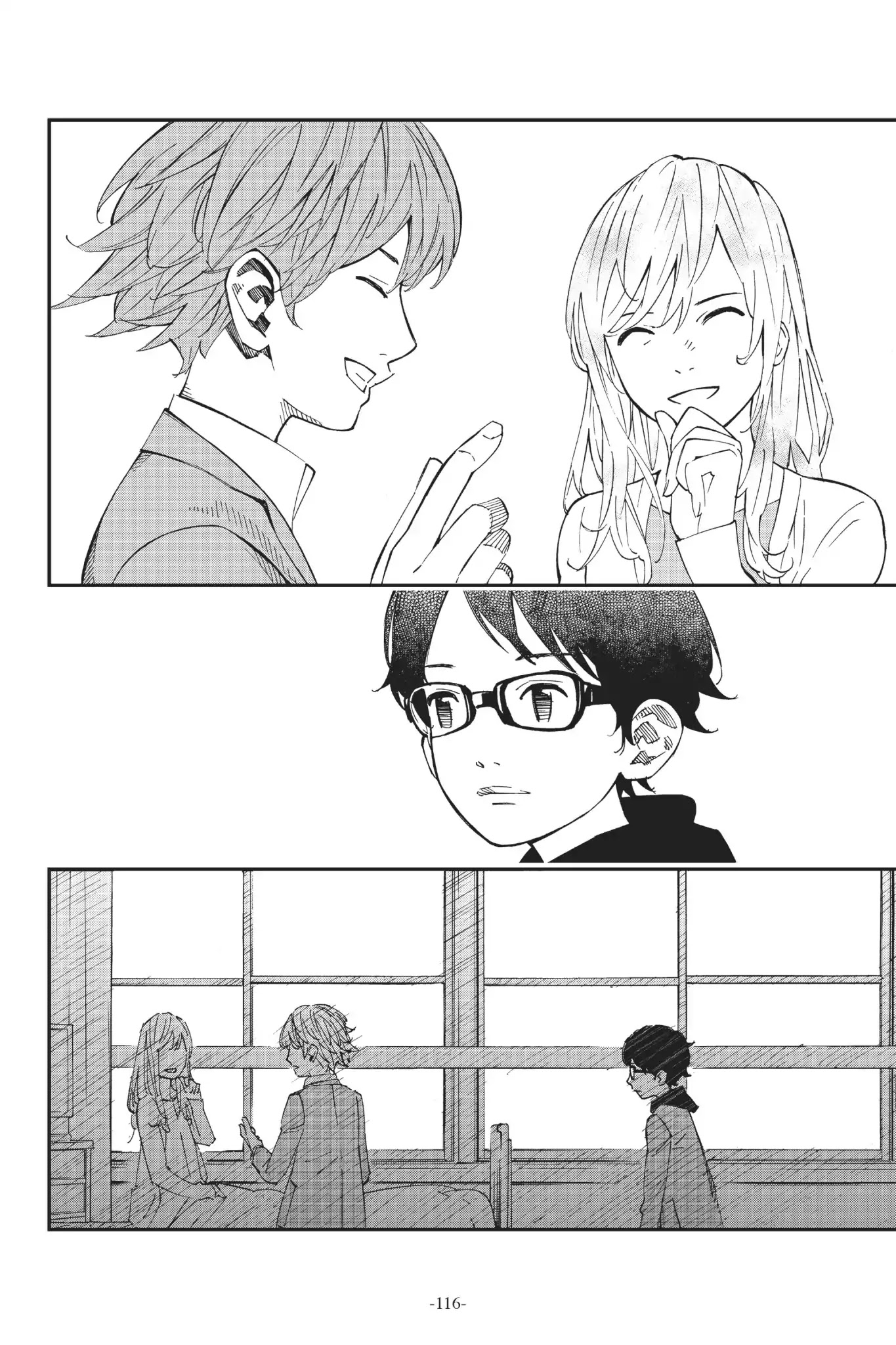 Shigatsu wa Kimi no Uso Chapter 39 page 12 - Chapter 39: Caught in The Rain