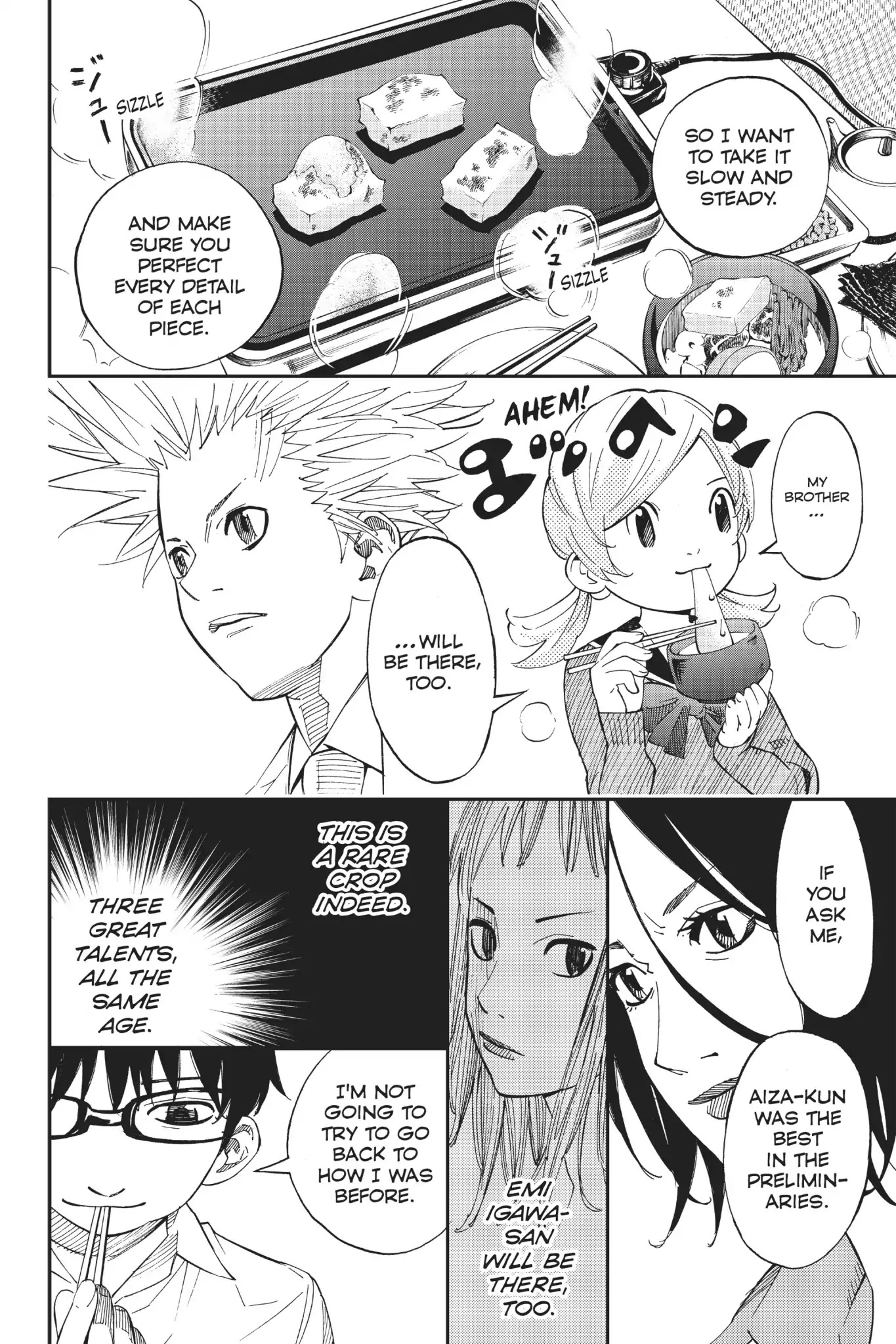 Shigatsu wa Kimi no Uso Chapter 39 page 14 - Chapter 39: Caught in The Rain