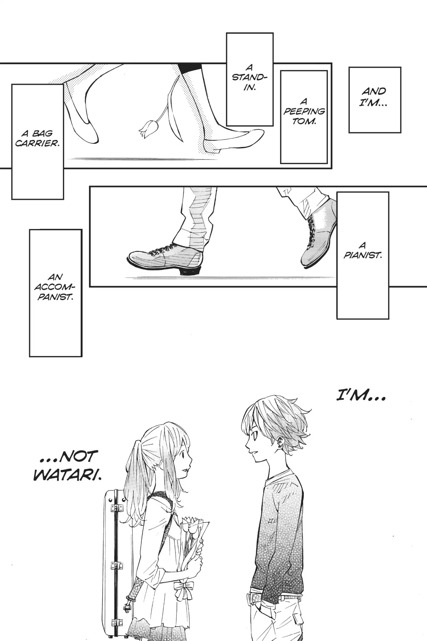 Shigatsu wa Kimi no Uso Chapter 39 page 19 - Chapter 39: Caught in The Rain
