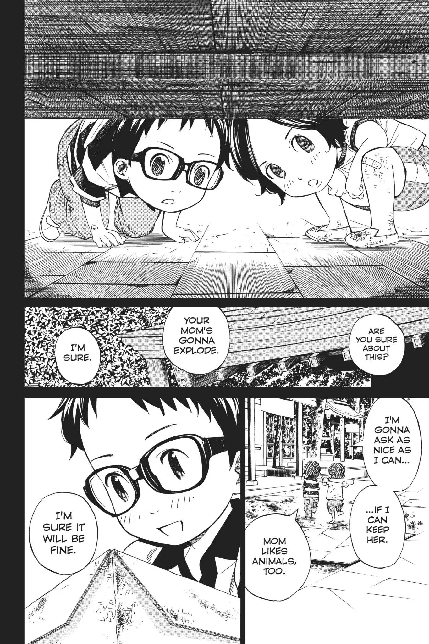 Shigatsu wa Kimi no Uso Chapter 39 page 20 - Chapter 39: Caught in The Rain