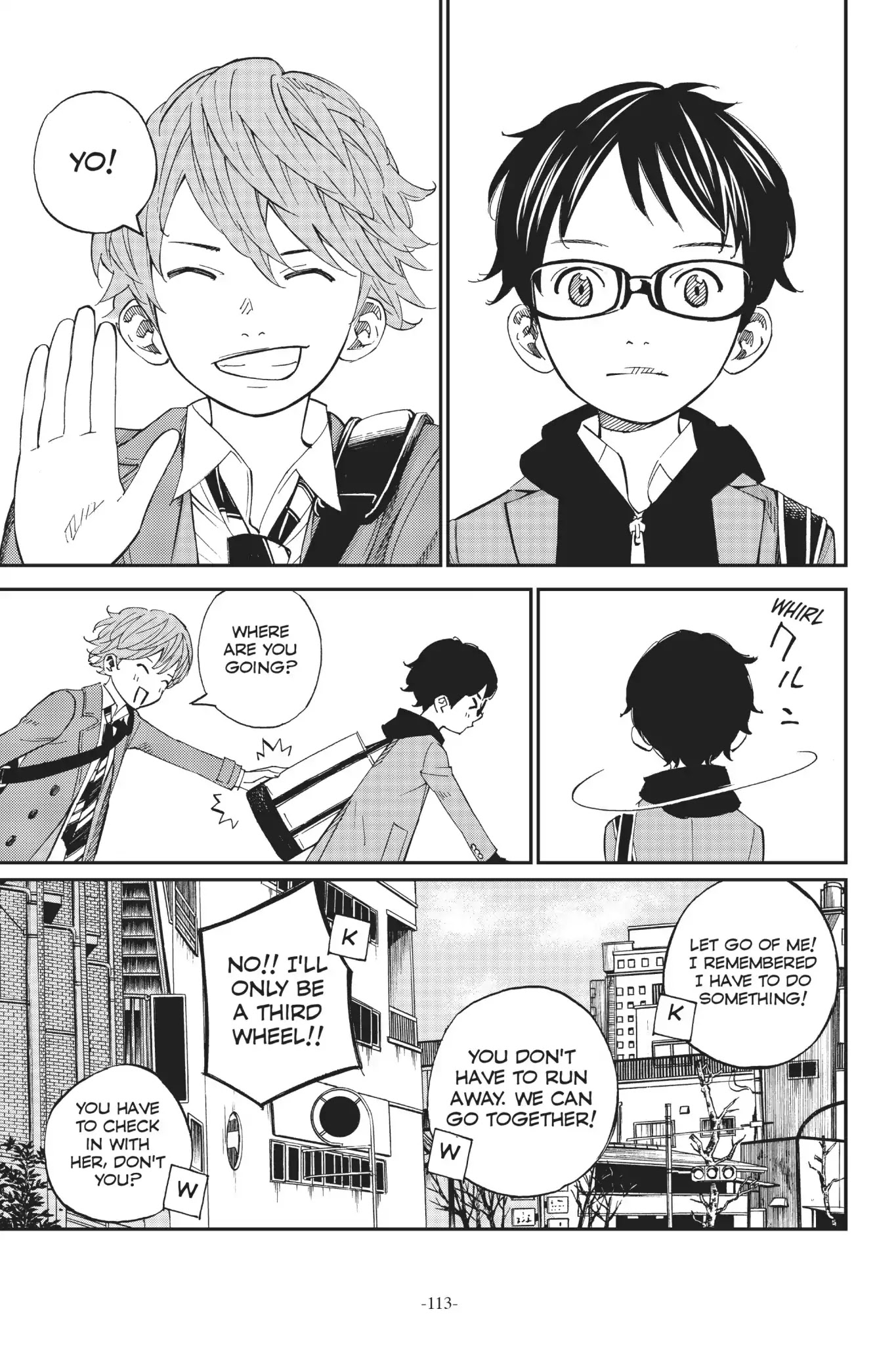 Shigatsu wa Kimi no Uso Chapter 39 page 9 - Chapter 39: Caught in The Rain