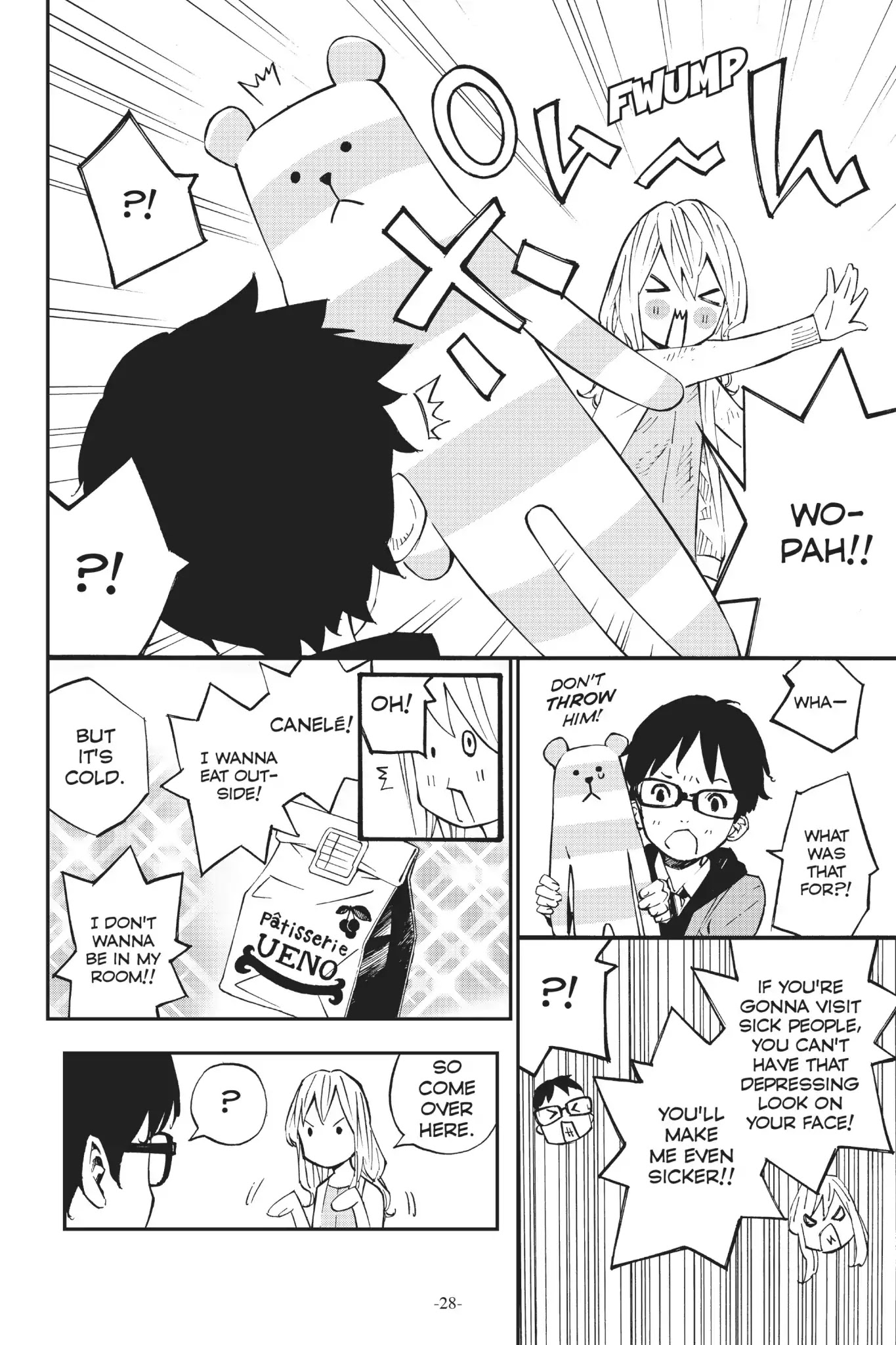 Shigatsu wa Kimi no Uso Chapter 41 page 28 - Chapter 41: Snow