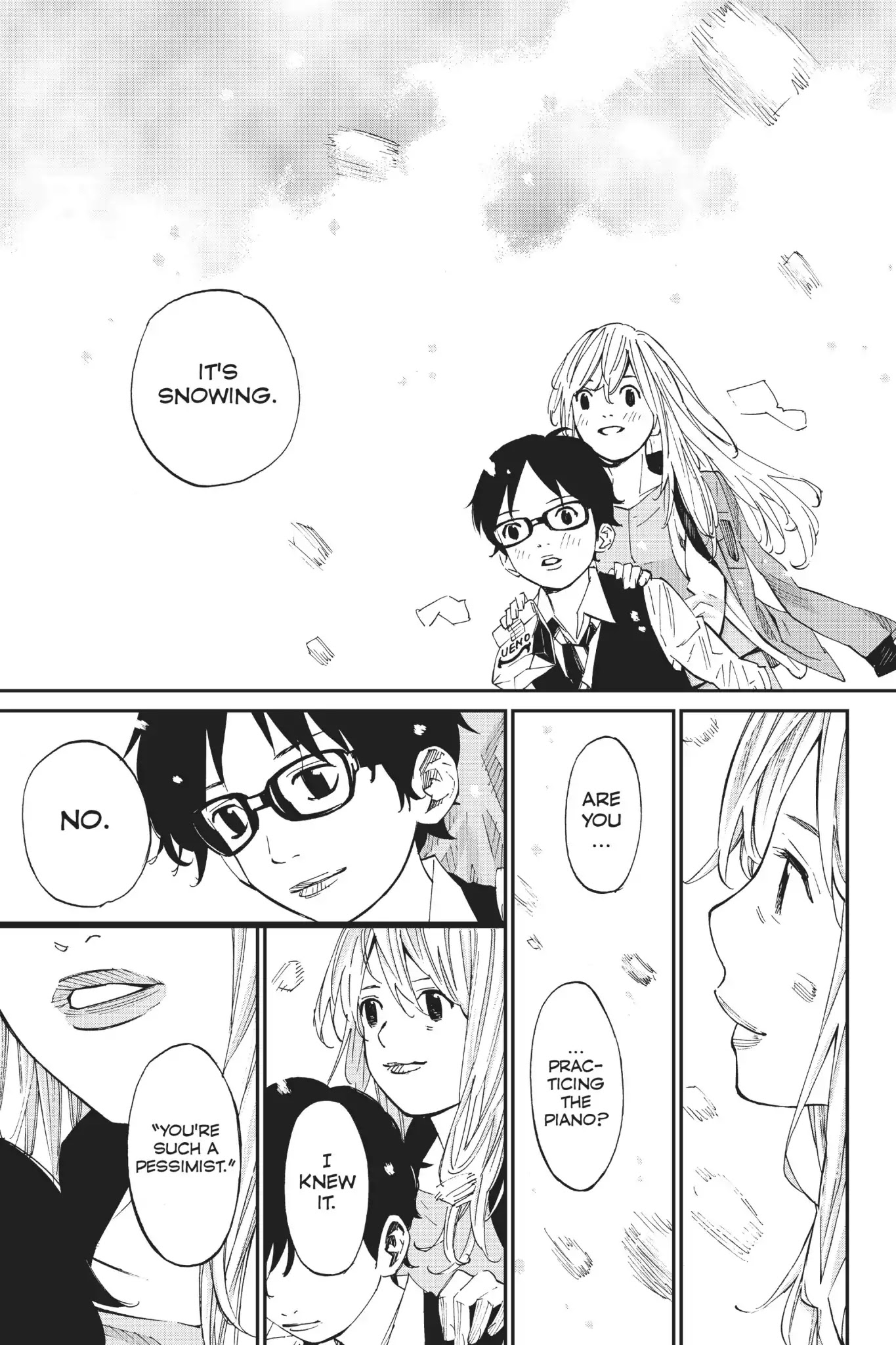 Shigatsu wa Kimi no Uso Chapter 41 page 31 - Chapter 41: Snow