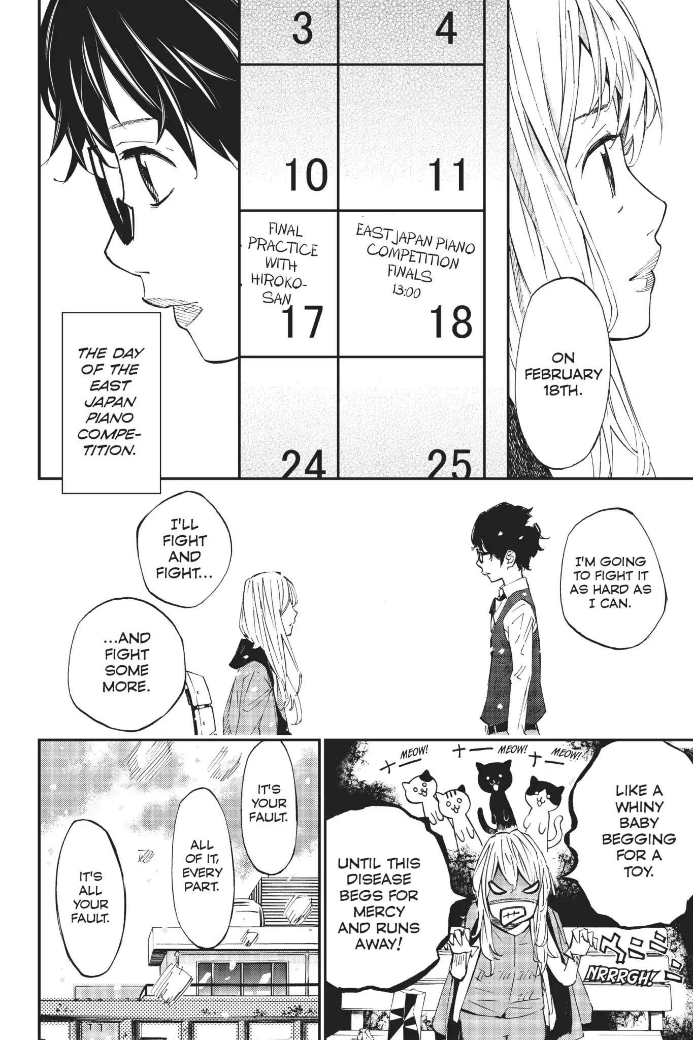 Shigatsu wa Kimi no Uso Chapter 41 page 34 - Chapter 41: Snow