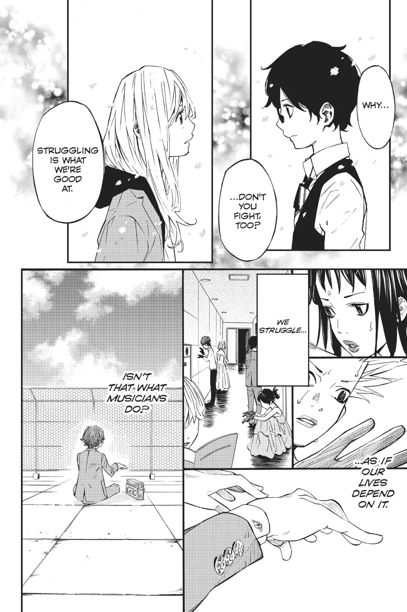 Shigatsu wa Kimi no Uso Chapter 41 page 36 - Chapter 41: Snow