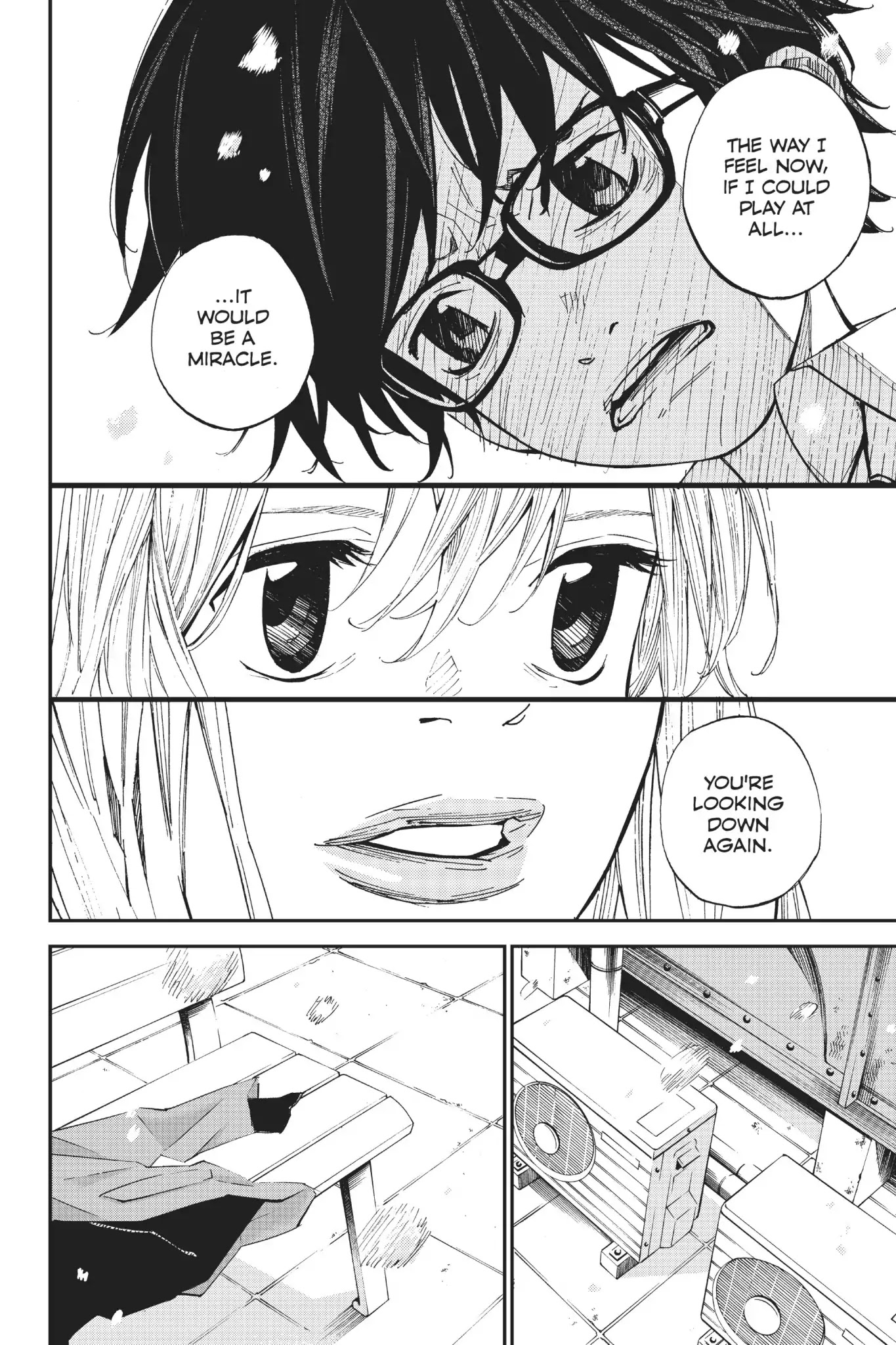 Shigatsu wa Kimi no Uso Chapter 41 page 38 - Chapter 41: Snow