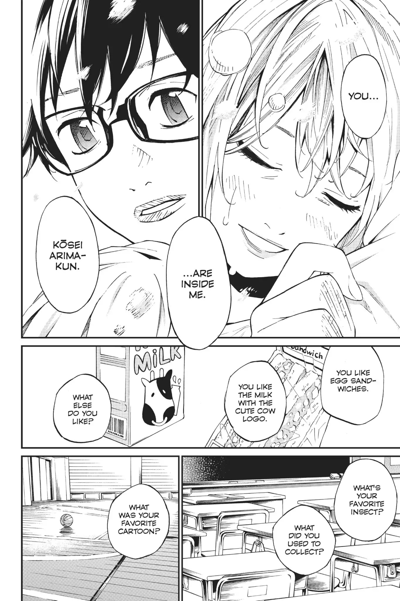 Shigatsu wa Kimi no Uso Chapter 41 page 44 - Chapter 41: Snow