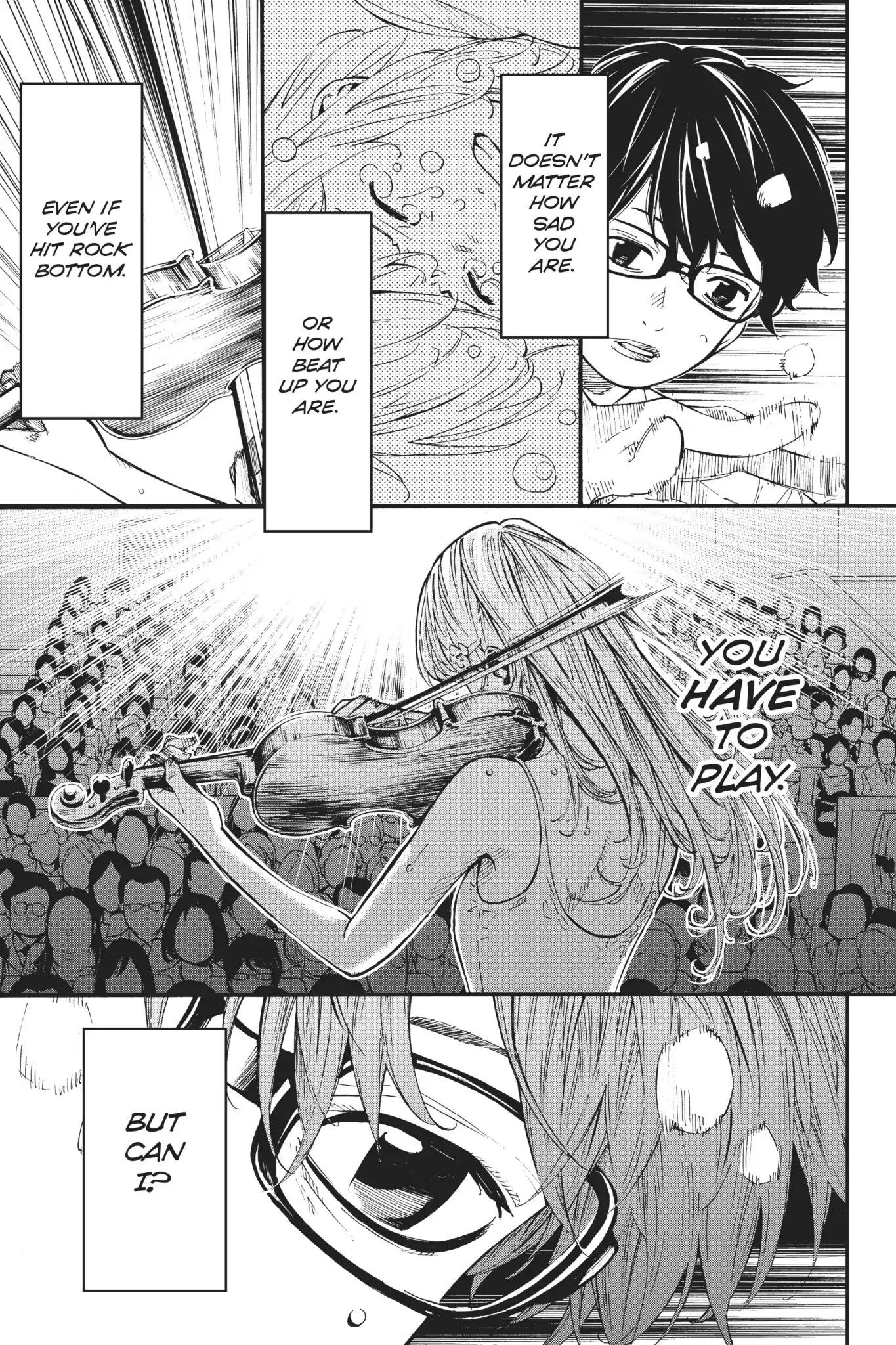 Shigatsu wa Kimi no Uso Chapter 42 page 37 - Chapter 42: Again