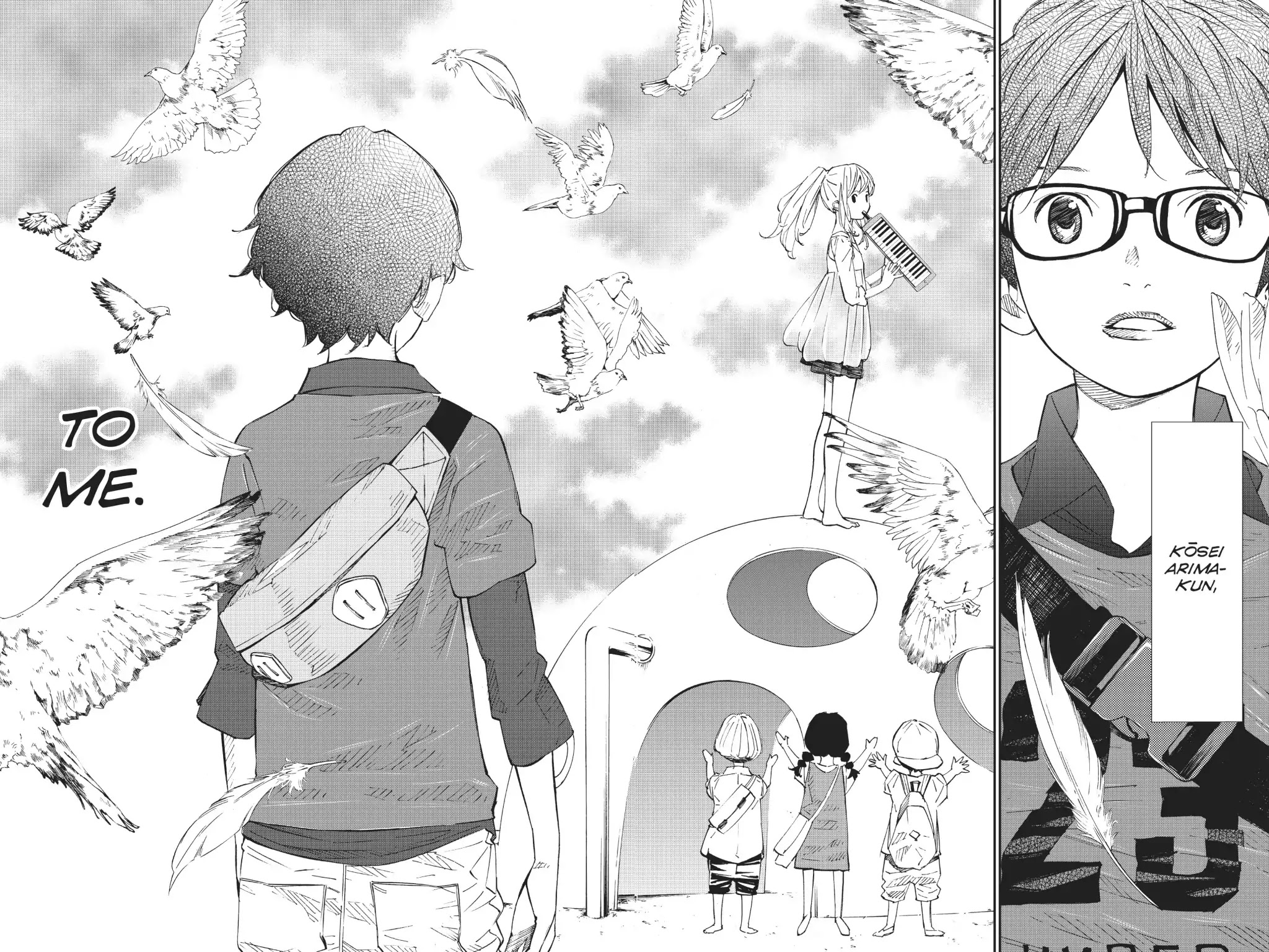 Shigatsu wa Kimi no Uso Chapter 44 page 14 - Chapter 44: Spring Breeze [END]