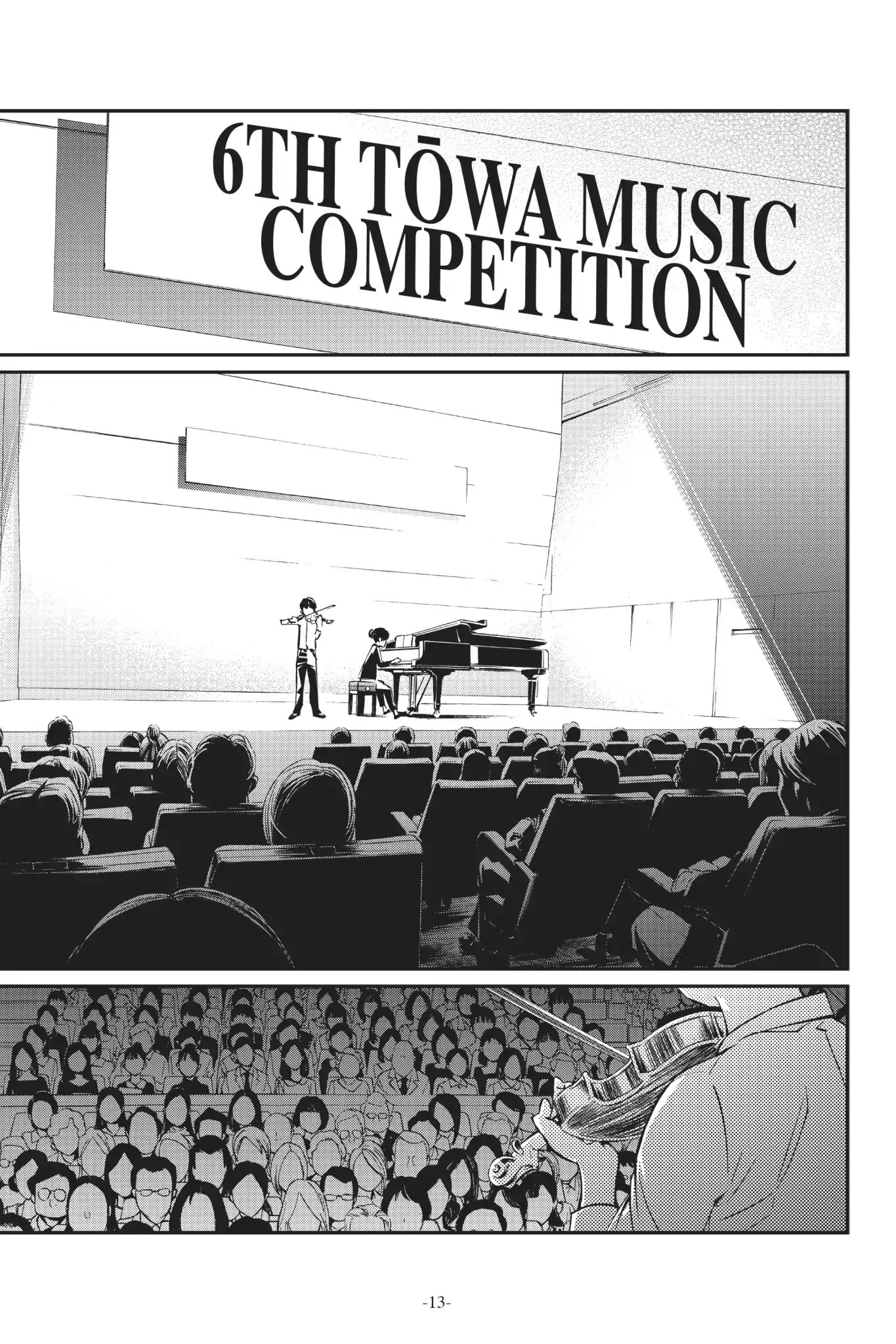 Shigatsu wa Kimi no Uso Chapter 5 page 13 - Chapter 5: A Dark Ocean