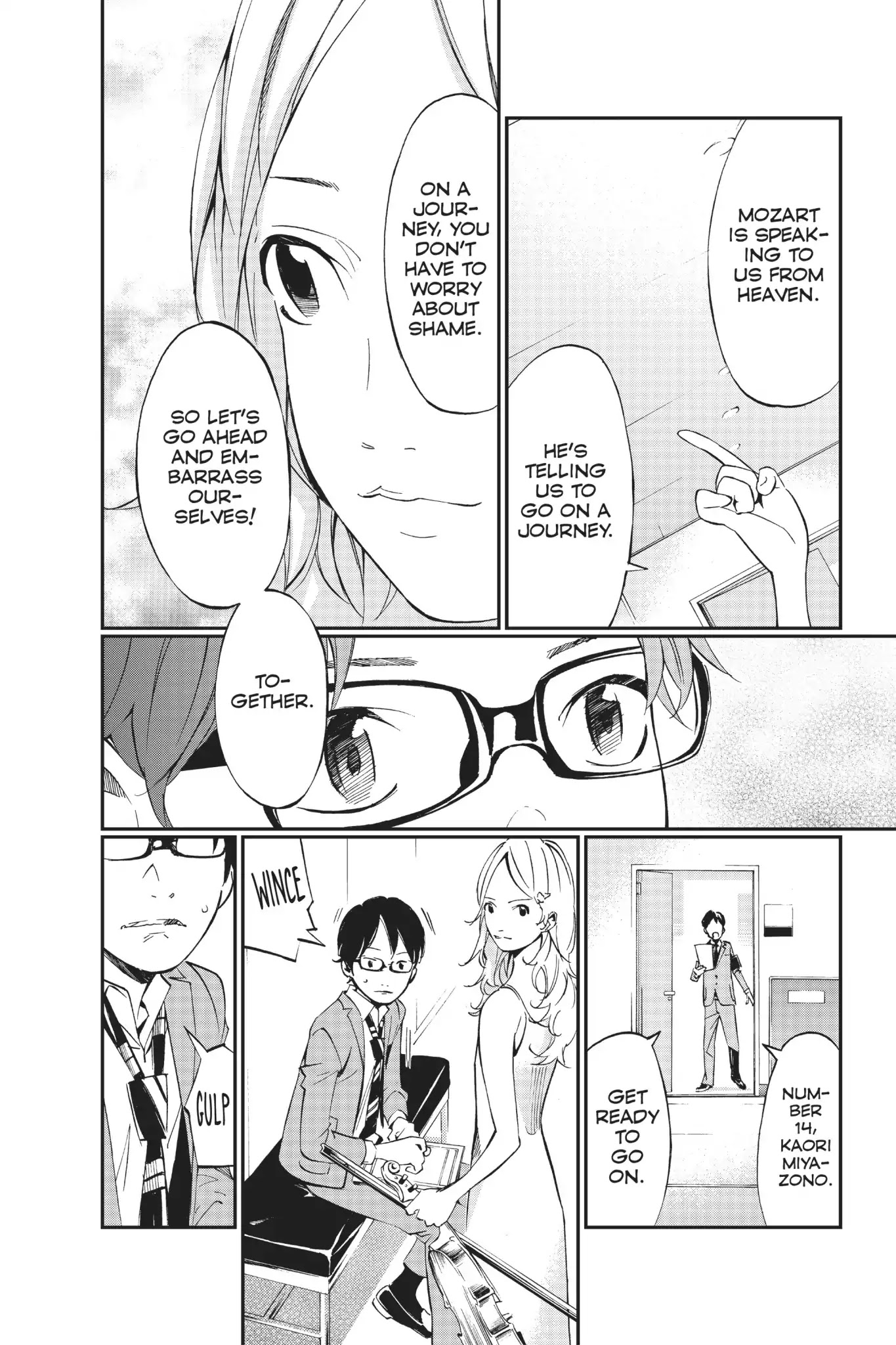 Shigatsu wa Kimi no Uso Chapter 5 page 22 - Chapter 5: A Dark Ocean