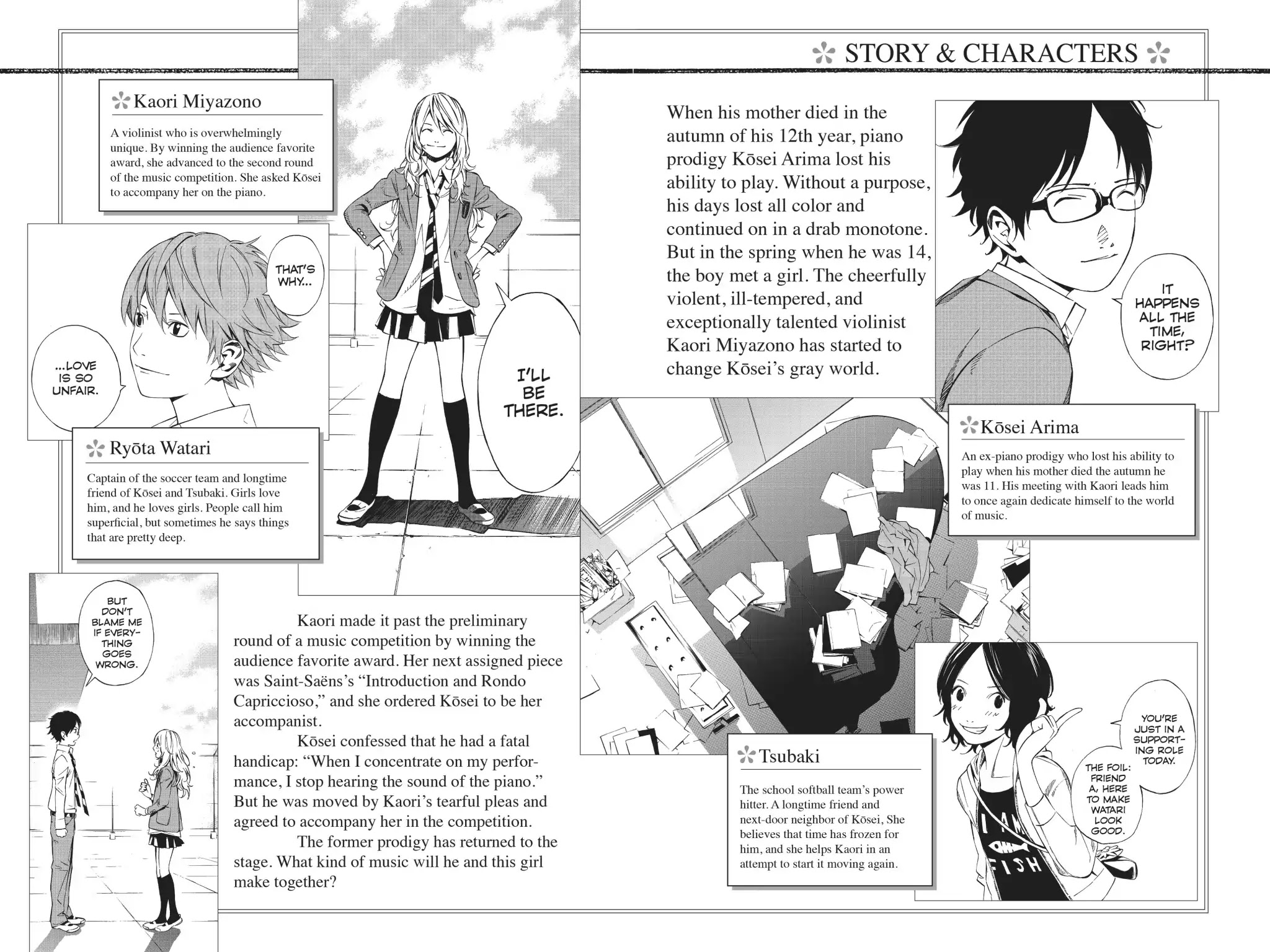 Shigatsu wa Kimi no Uso Chapter 5 page 3 - Chapter 5: A Dark Ocean