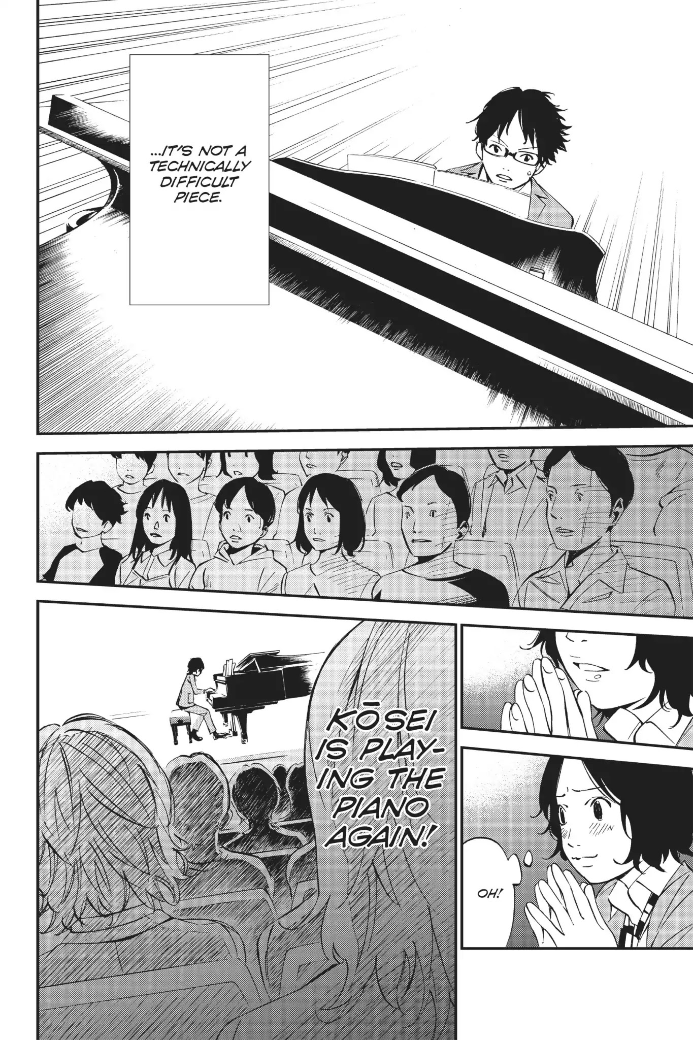Shigatsu wa Kimi no Uso Chapter 5 page 34 - Chapter 5: A Dark Ocean