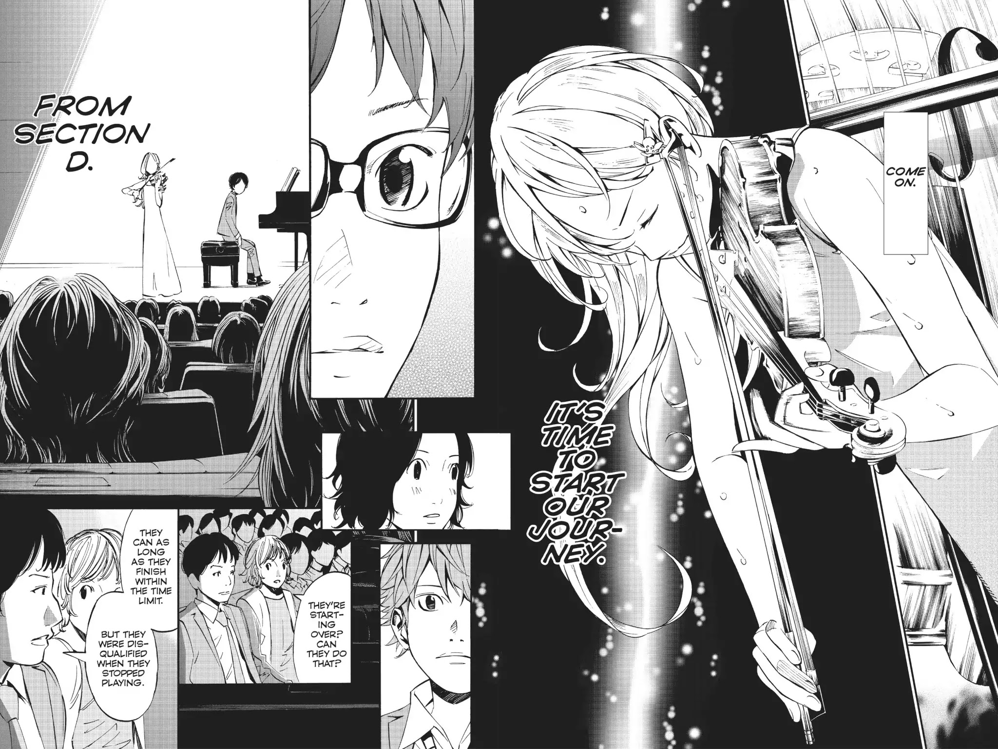 Shigatsu wa Kimi no Uso Chapter 6 page 12 - Chapter 6: From Behind