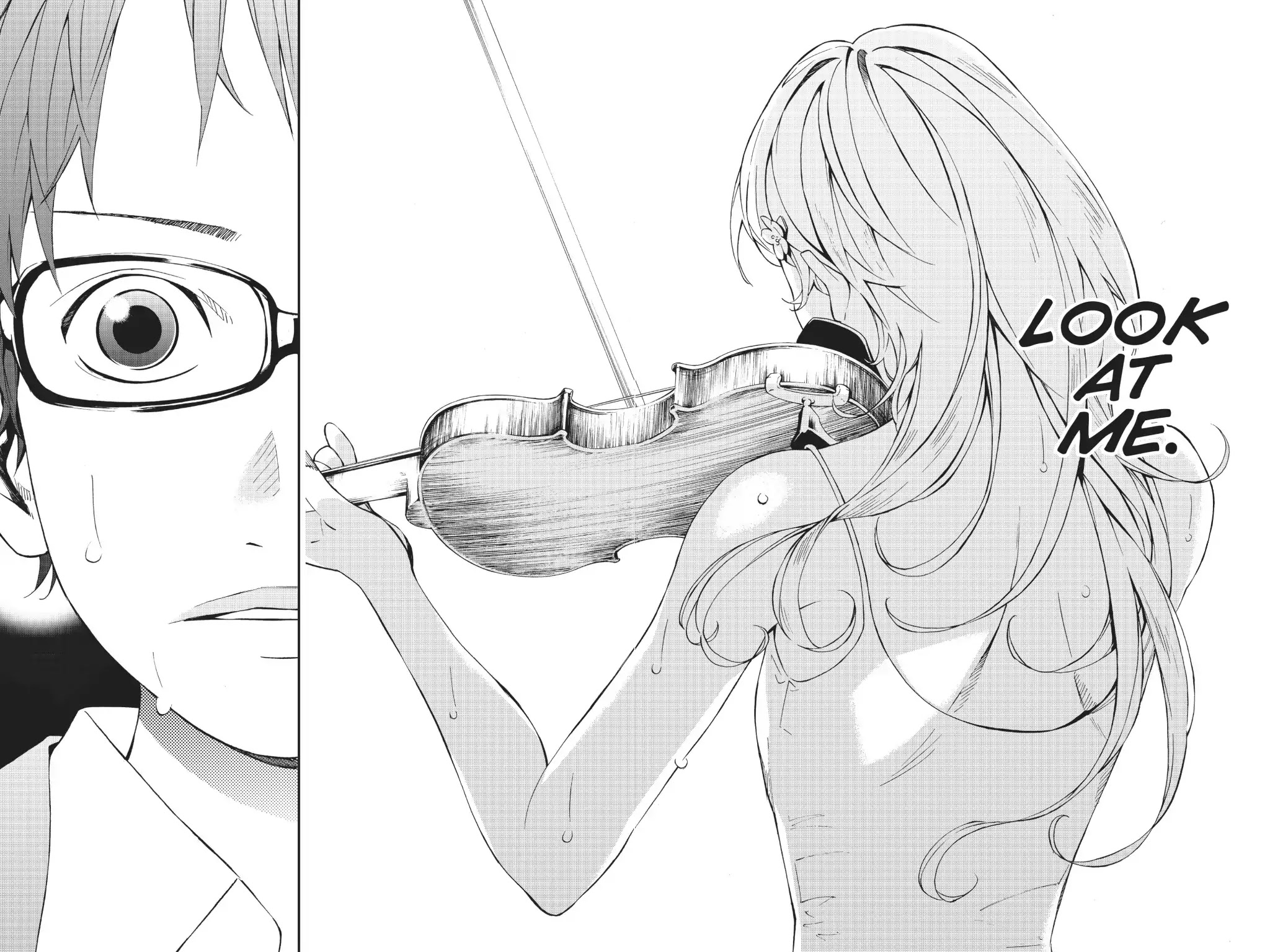 Shigatsu wa Kimi no Uso Chapter 6 page 14 - Chapter 6: From Behind