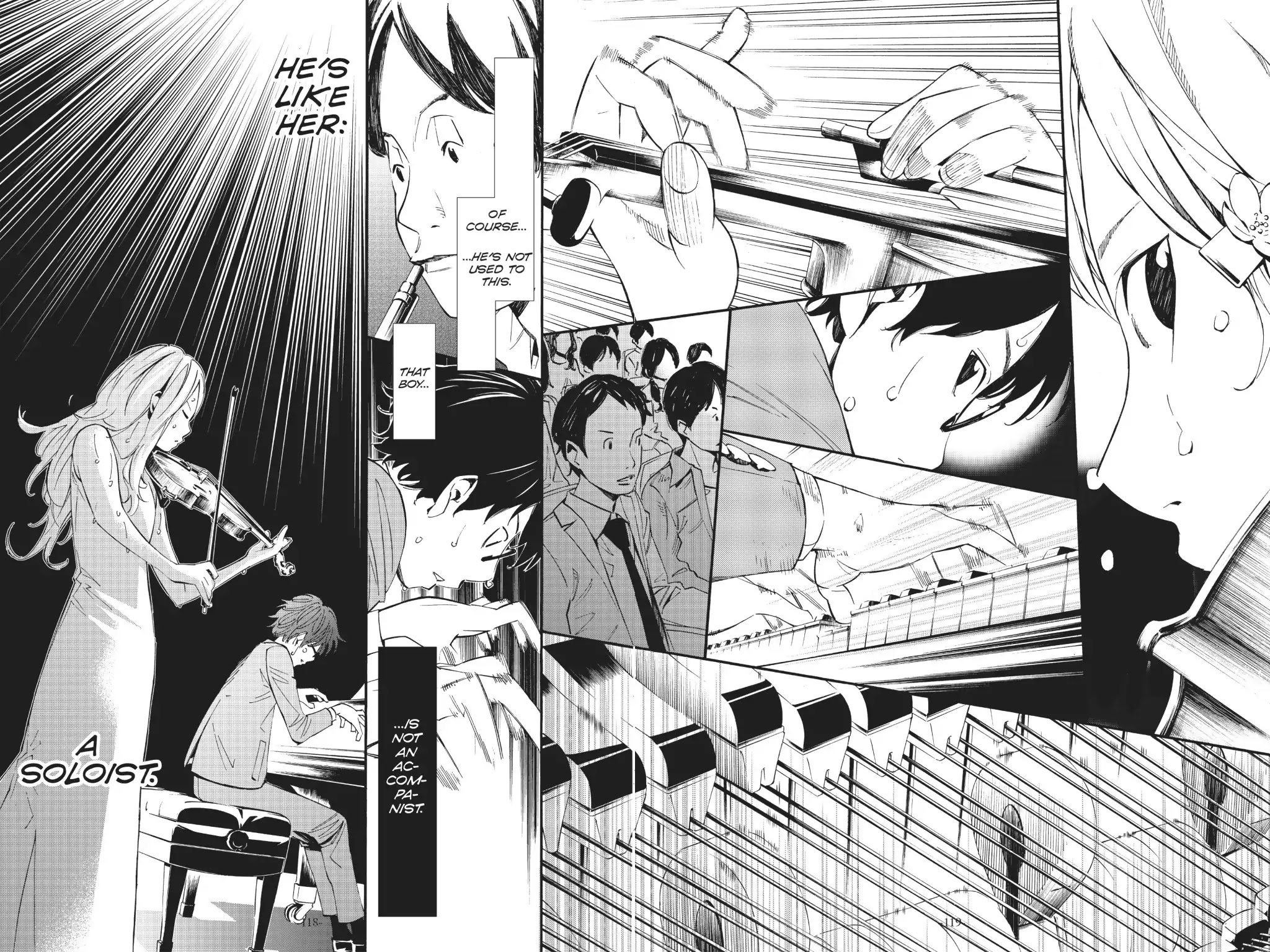 Shigatsu wa Kimi no Uso Chapter 6 page 26 - Chapter 6: From Behind