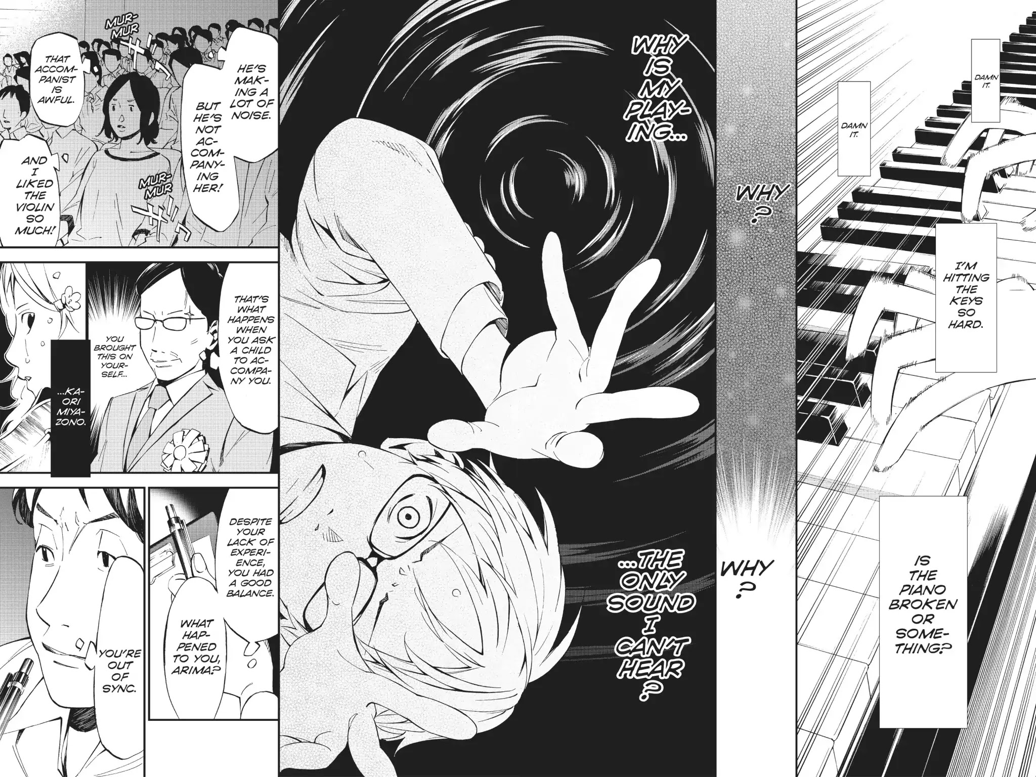Shigatsu wa Kimi no Uso Chapter 6 page 3 - Chapter 6: From Behind
