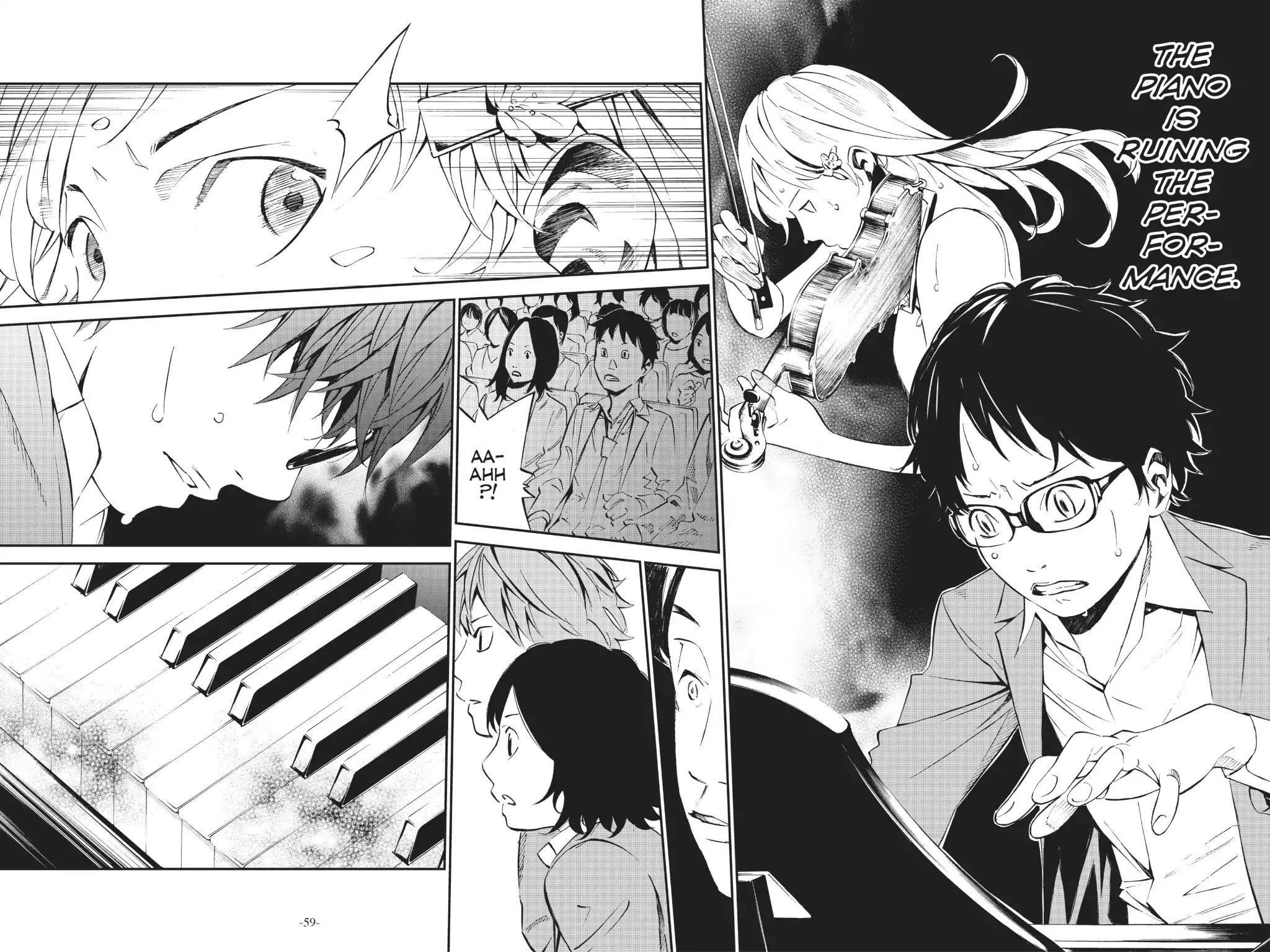 Shigatsu wa Kimi no Uso Chapter 6 page 4 - Chapter 6: From Behind